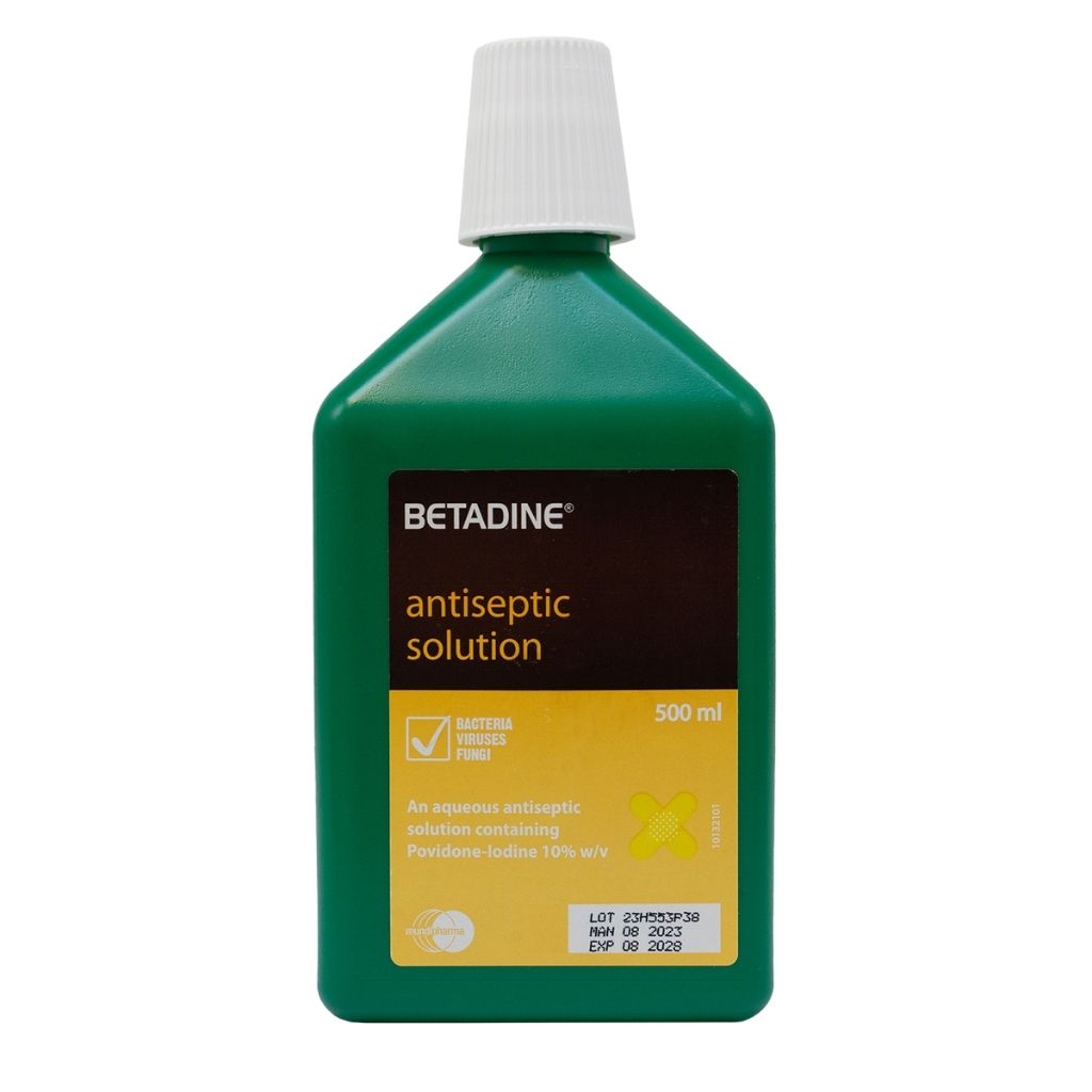 Betadine Povidone-iodine Antiseptic Solution 500ml