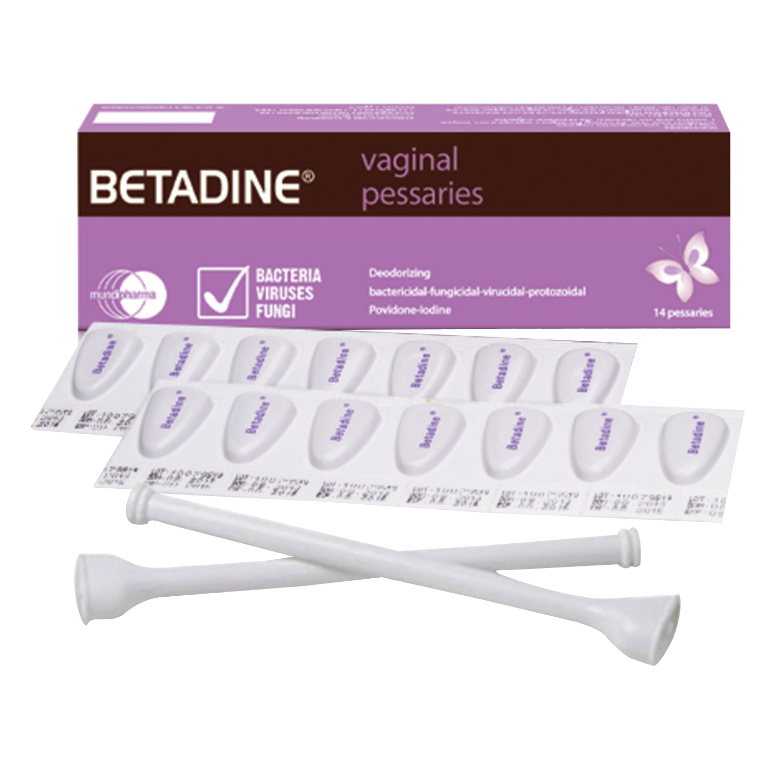 بيتادين تحاميل مهبلية Betadine Vaginal 14 تحميلة -