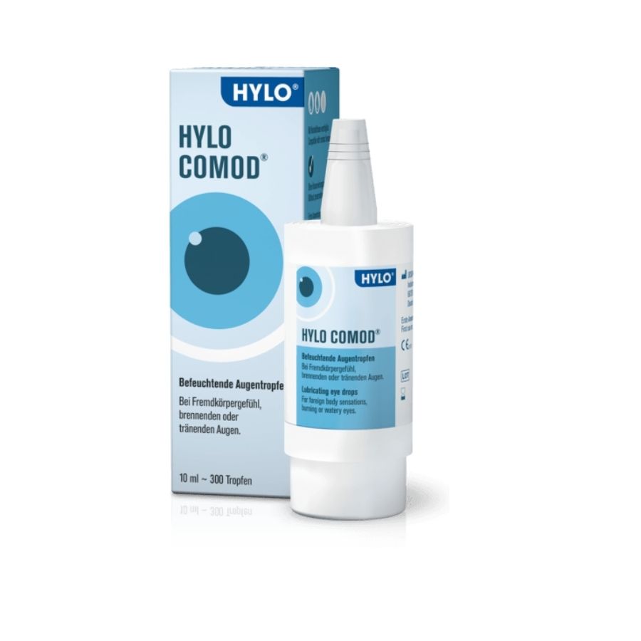 Buy Hylo-Comod 0.1% Hyaluronic Acid Lubricating Eye Drops 10ml Online ...