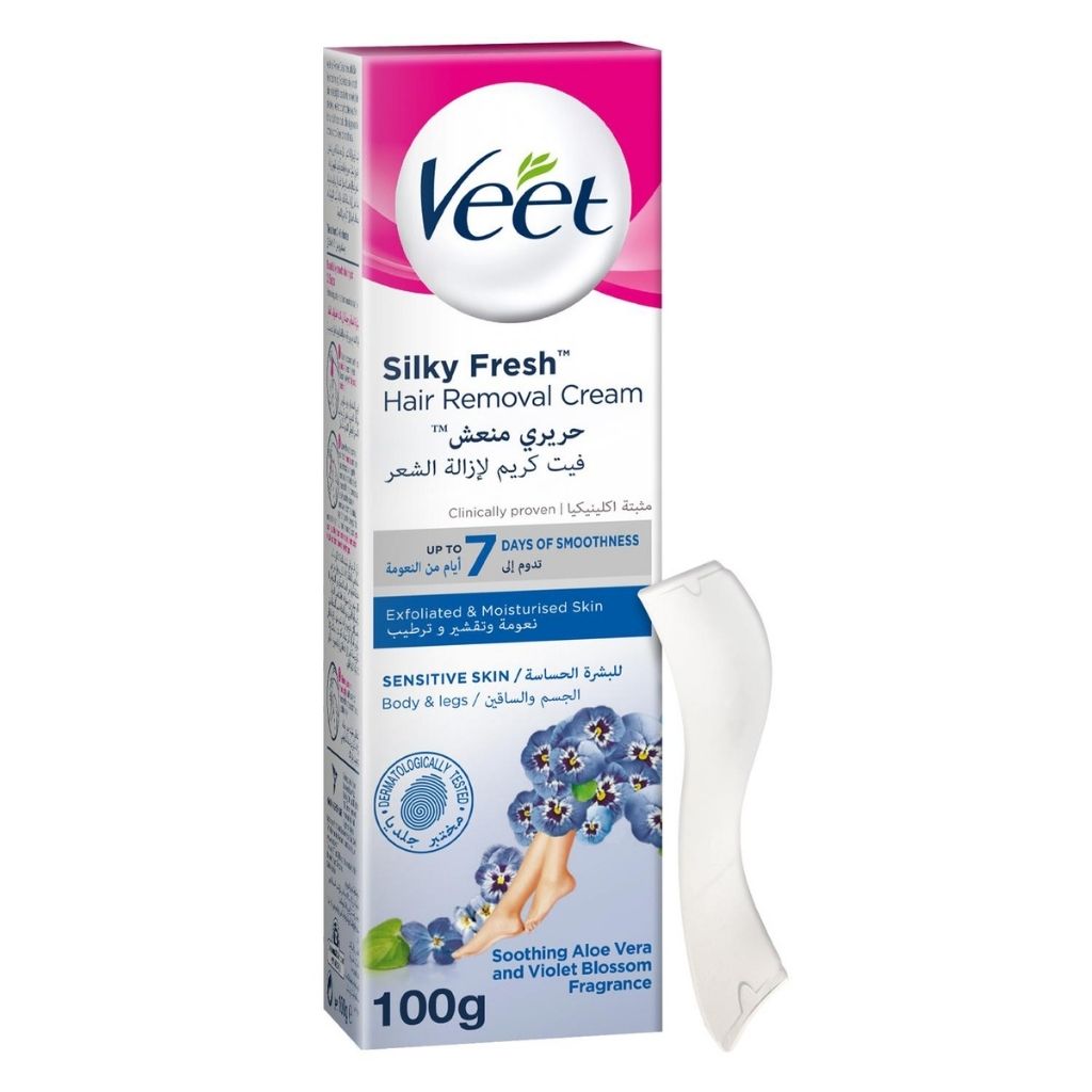 Veet Hair Removal Cream for Sensitive Skin Legs & Body, 100g