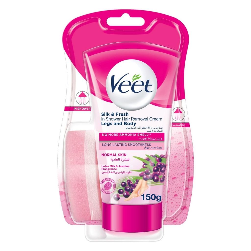 فيت كريم  إن شاور Veet In Shower لازالة الشعر اثناء الاستحمام للبشرة العادية 150  جرام
