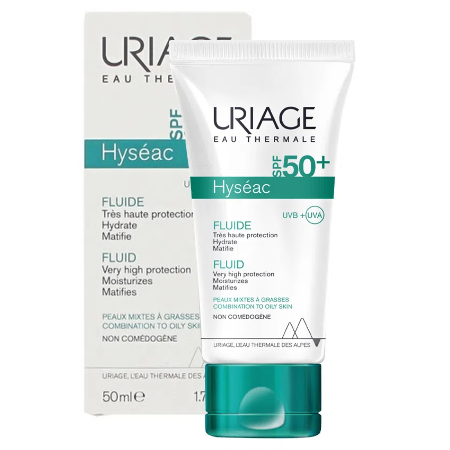 يورياج هيسياك Uriage Hyseac سائل + مؤشر SPF50+ - 50 مل