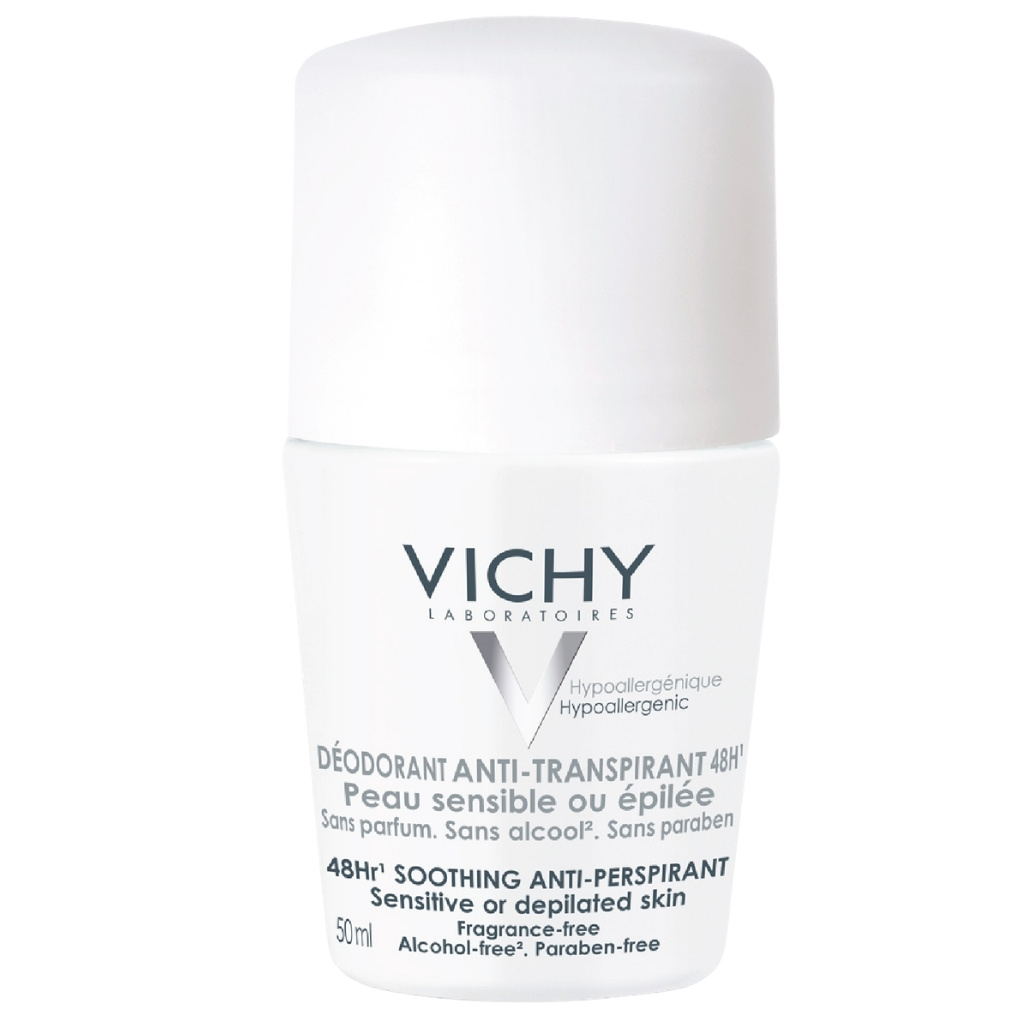 Vichy 48 Hours Anti Perspirant Deodorant For Sensitive Skin 50Ml