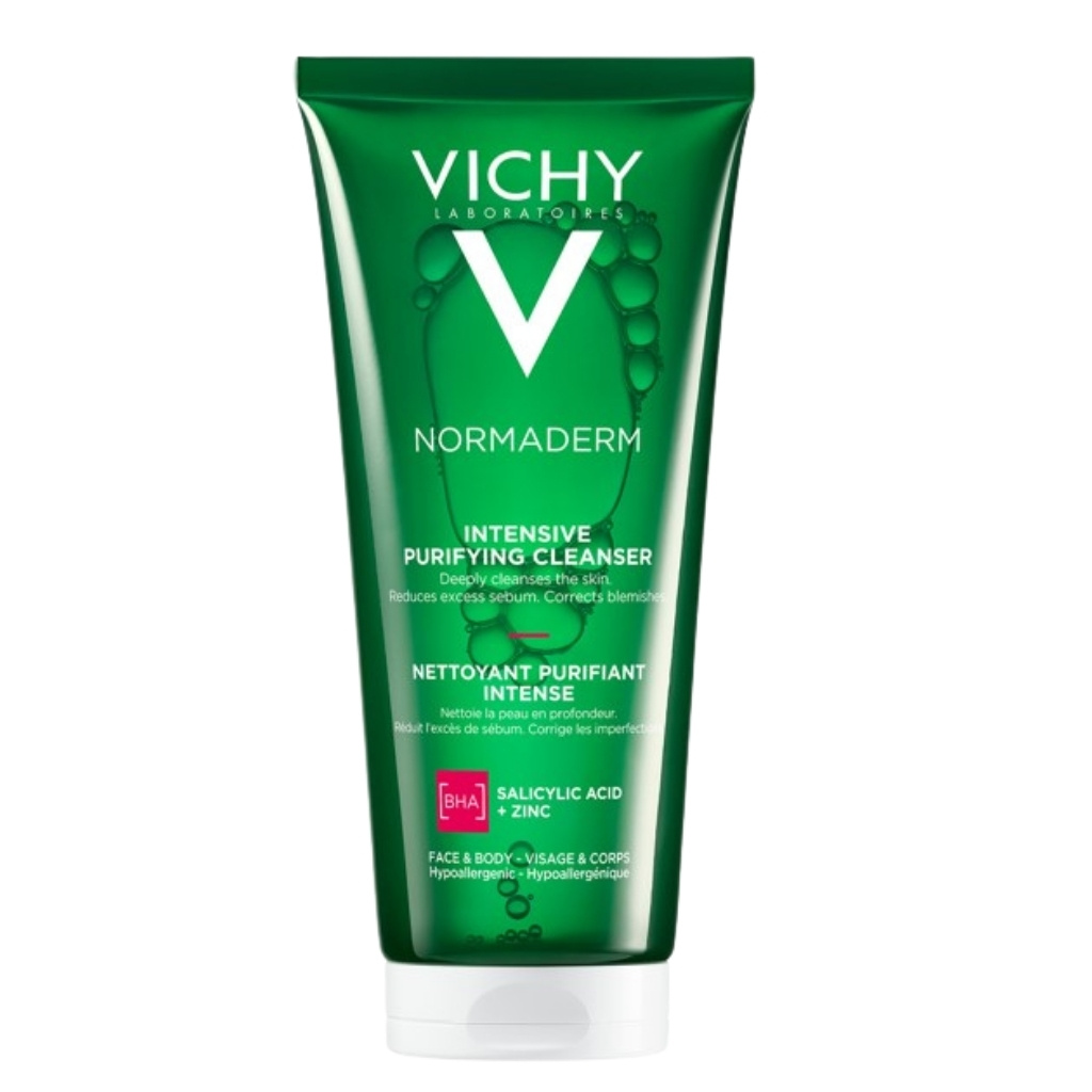 Vichy Normaderm Phytosolution Face Cleanser Gel For Oily/Acne Skin With Salicylic Acid 200Ml