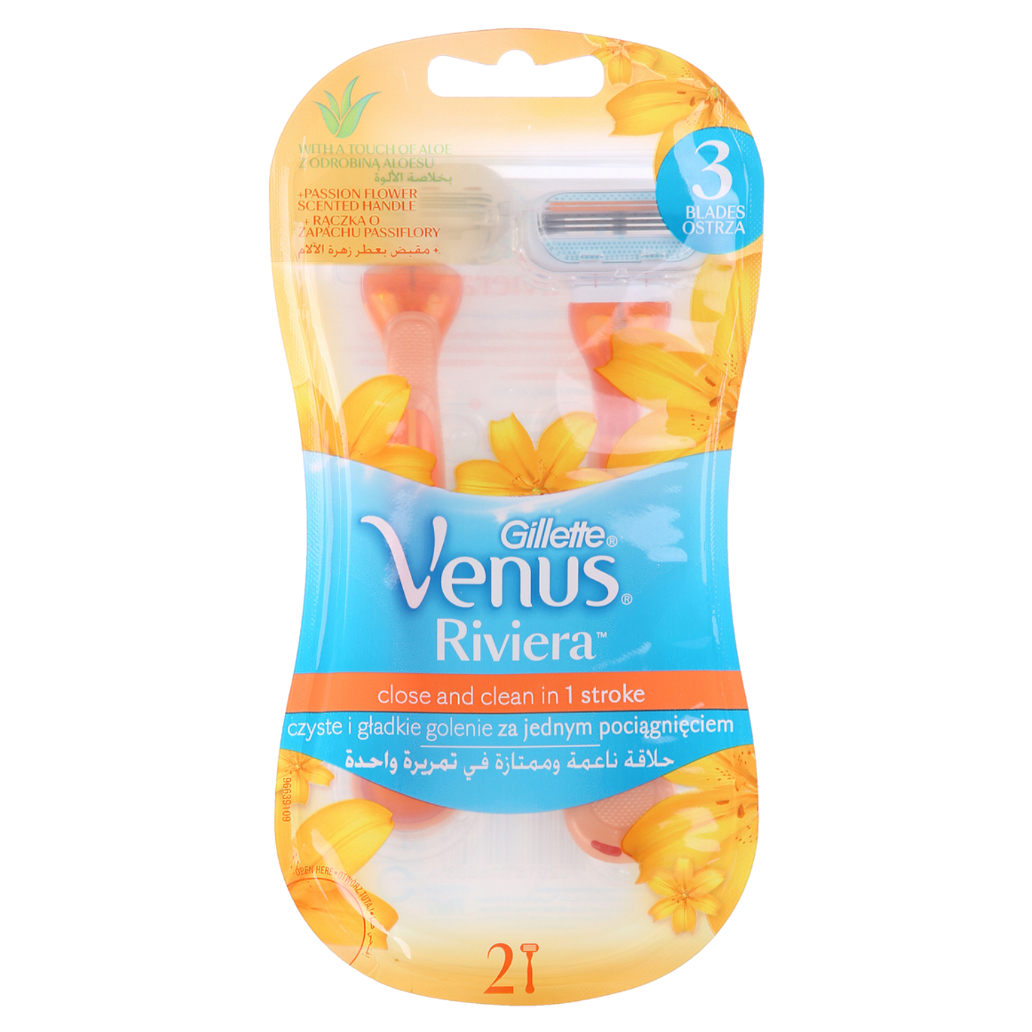 Back Image for Gillette Venus Riviera Disposable Razor 2's