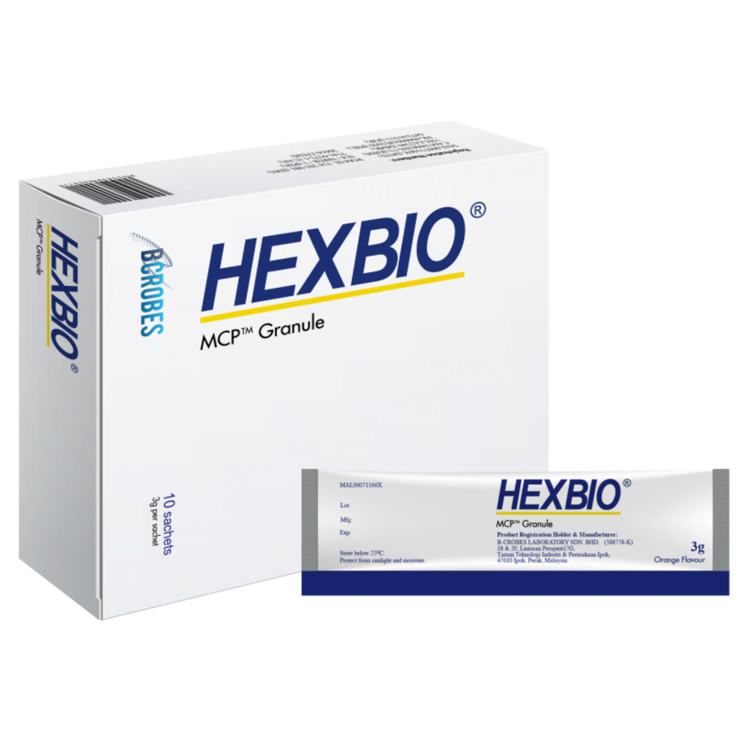 أكياس حبيبات Hexbio هيكس بيو- 10 أكياس