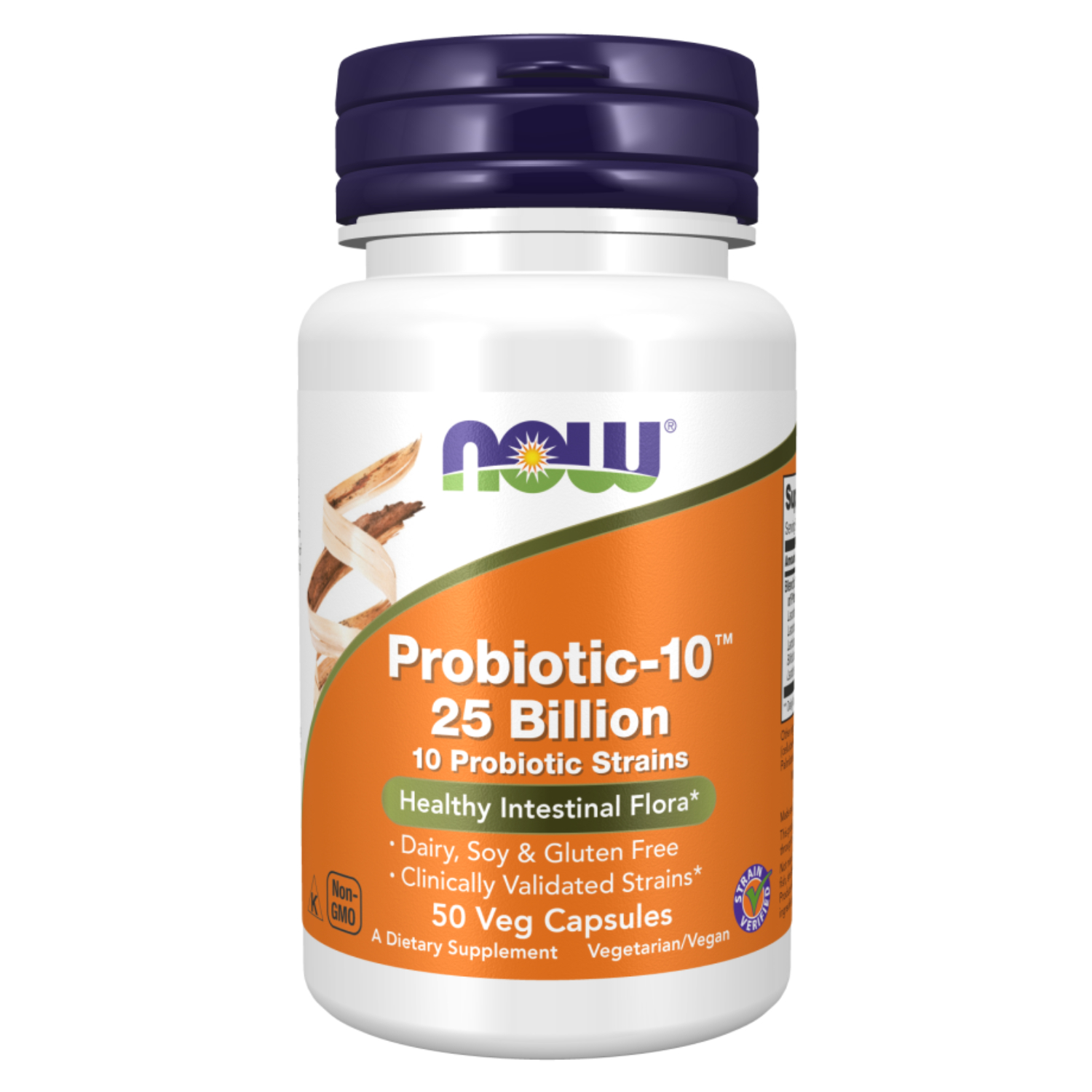 Back Image for Now Probiotic-10 25 Billion Capsules 50's