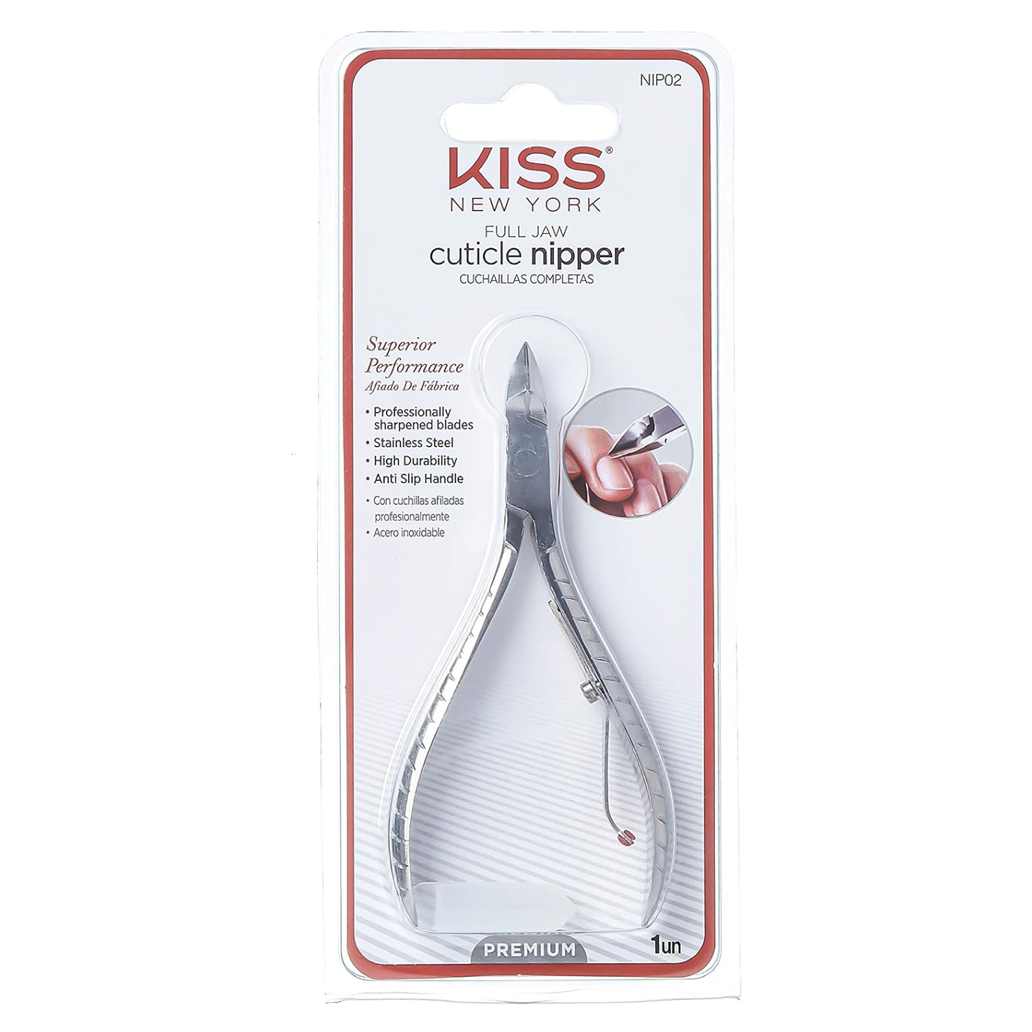 Back Image for Kiss Full Jaw Cuticle Nipper