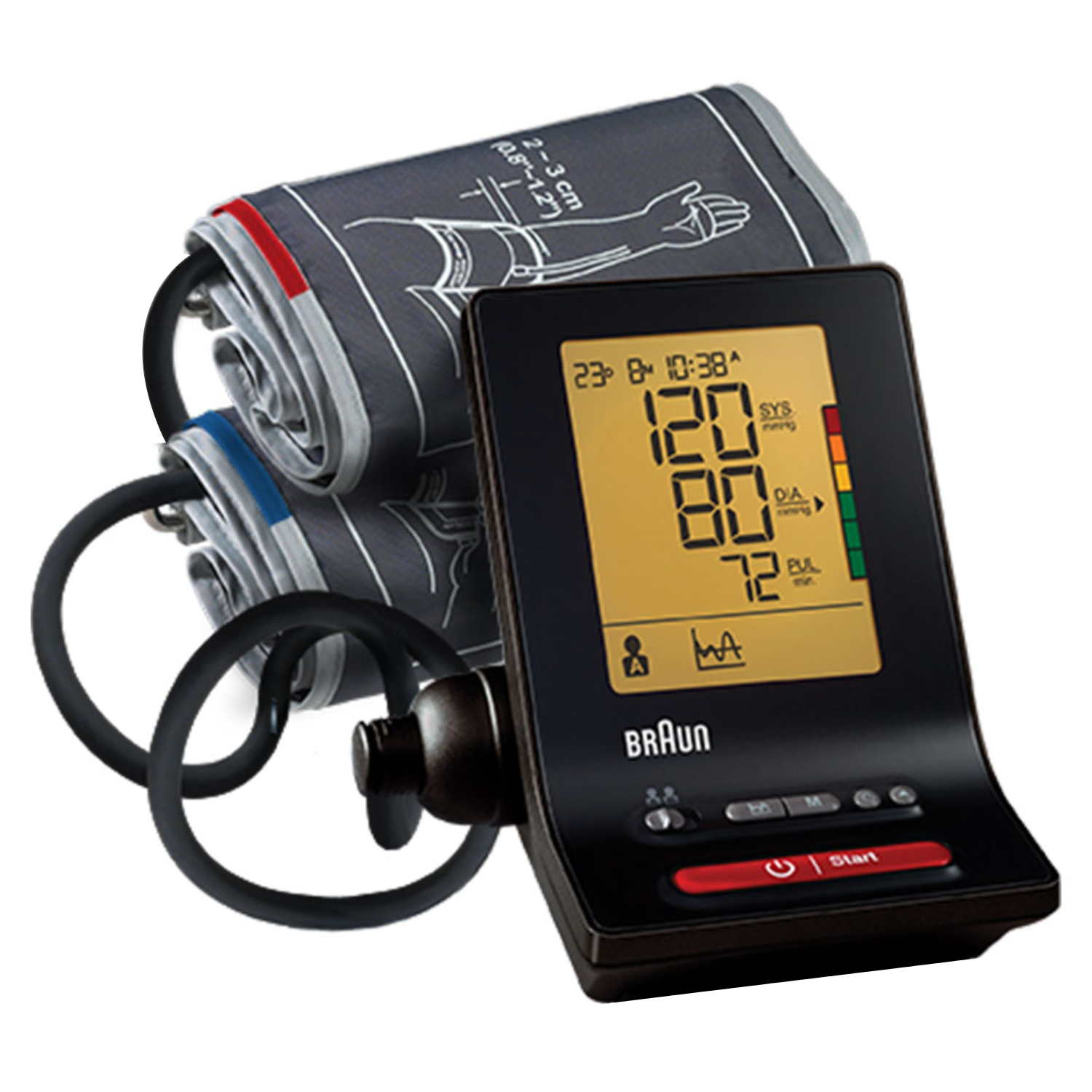 Back Image for Braun ExactFit 5 Upper Arm Blood Pressure Monitor