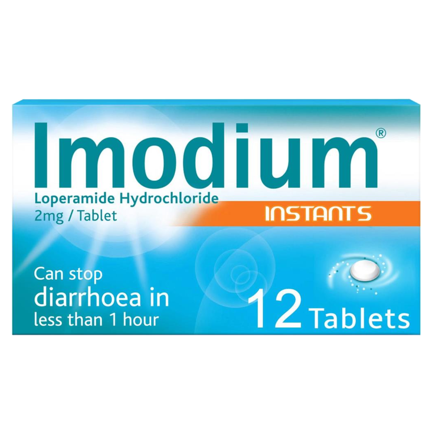 Back Image for Imodium Instants 2mg Tablets 12's