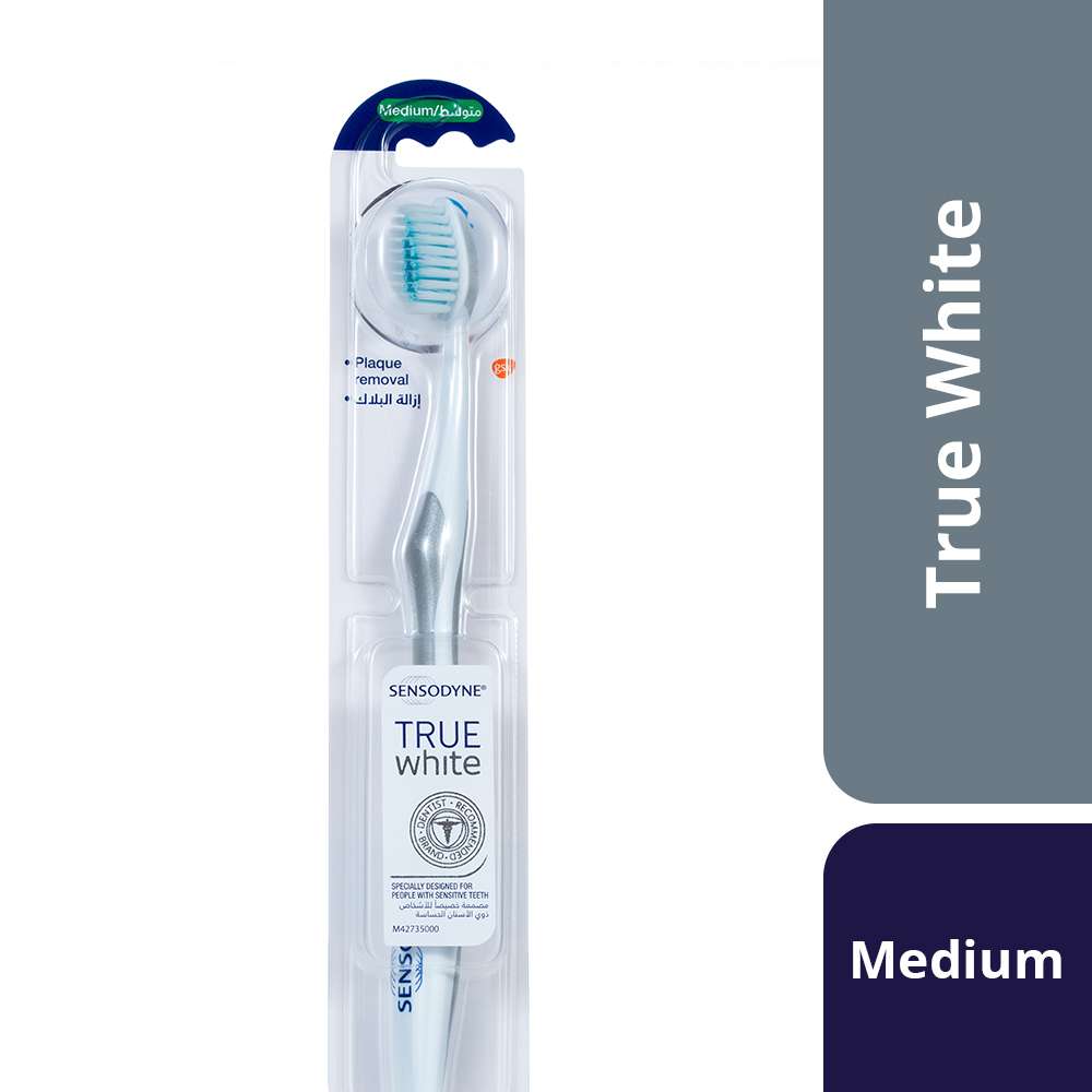 Product Image for Sensodyne True White Medium Toothbrush