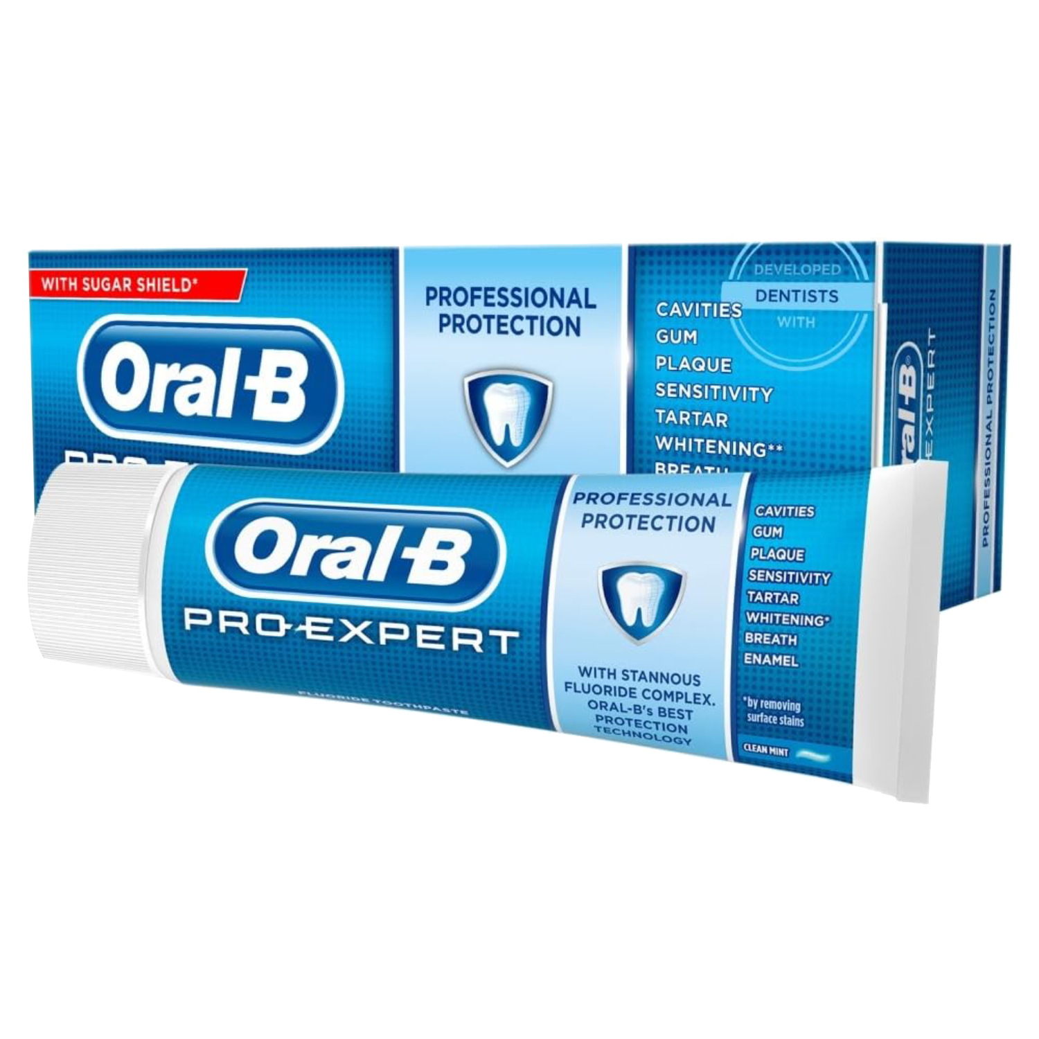Back Image for Oral-B Pro-Expert All Around Protection Fresh Mint Toothpaste 75ml
