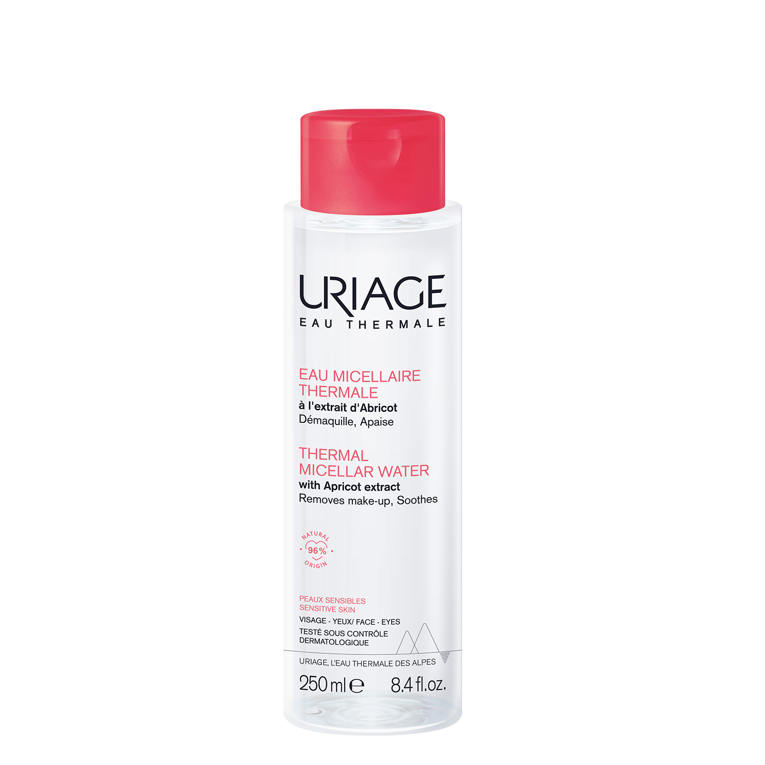 Uriage Thermal Micellar Cleansing Water For Sensitive Skin Prone to Redness 250ml
