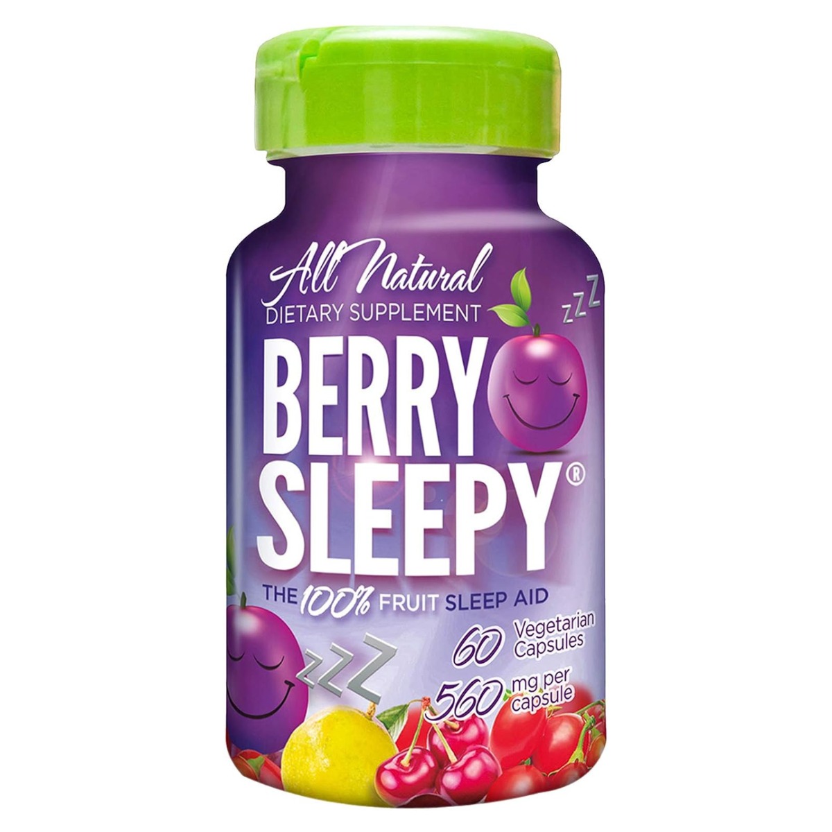 Back Image for Pharmaxxi Berry Sleepy Fruit Sleep Aid Dietary Supplement Capsules 60's