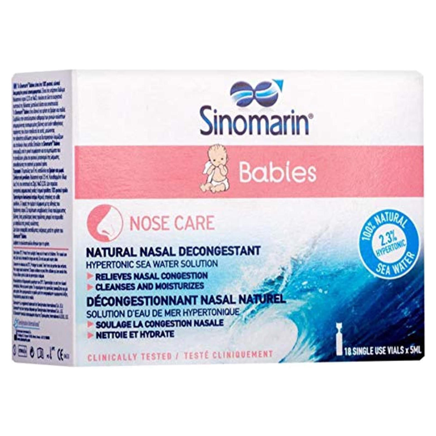 Back Image for Sinomarin Babies Nose Care 5ml Vials 18's