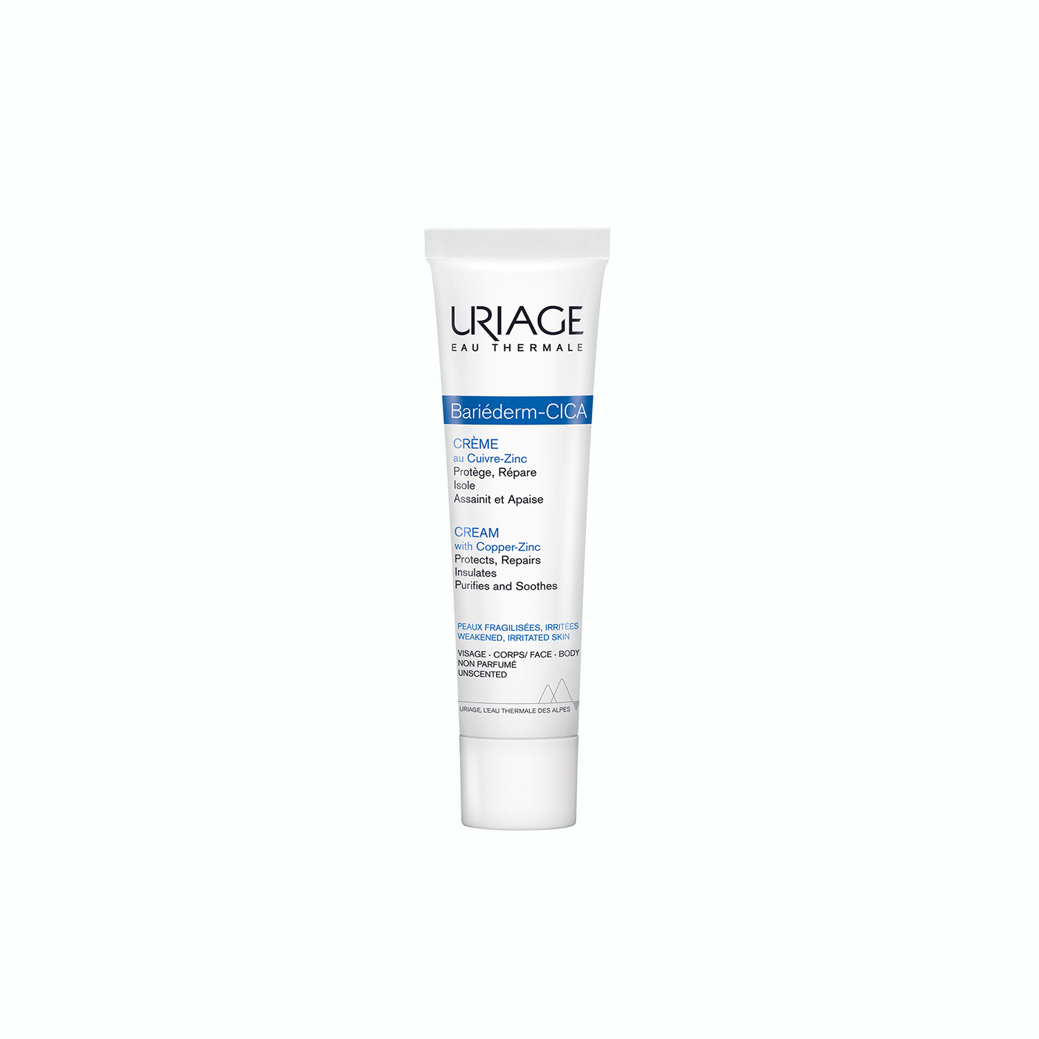 Uriage Bariederm Cica Repairing Cream With Copper & Zinc For Irritated & Sensitive Skin 40ml