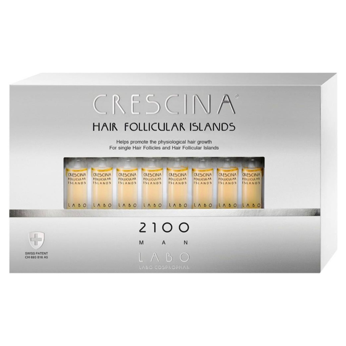 Product Image for Crescina Transdermic Follicular Islands Re-Growth 2100 Hair-Loss Man Vials 20's