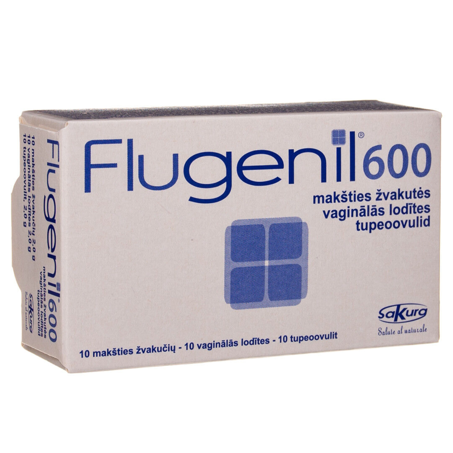 Back Image for Flugenil 600 Vaginal Ovules 10's