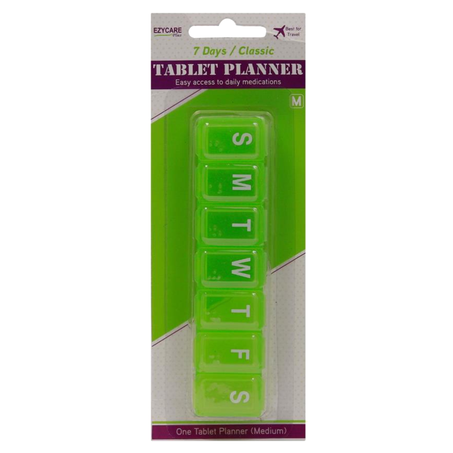 Back Image for Ezycare 7 Days Classic Tablet Planner Medium