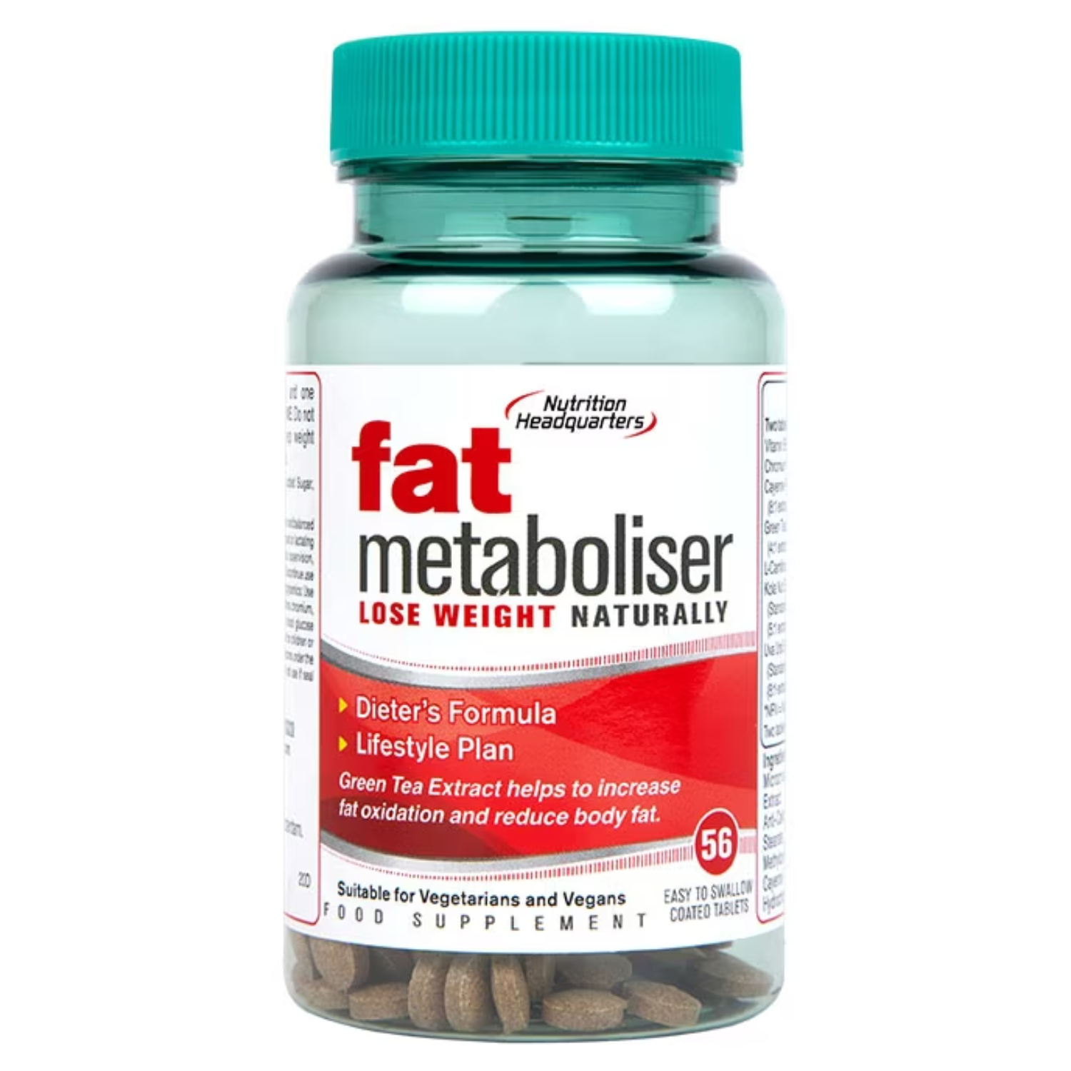 'Holland And Barrett Nutritional Headquarters Fat Metaboliser Tablets 56's