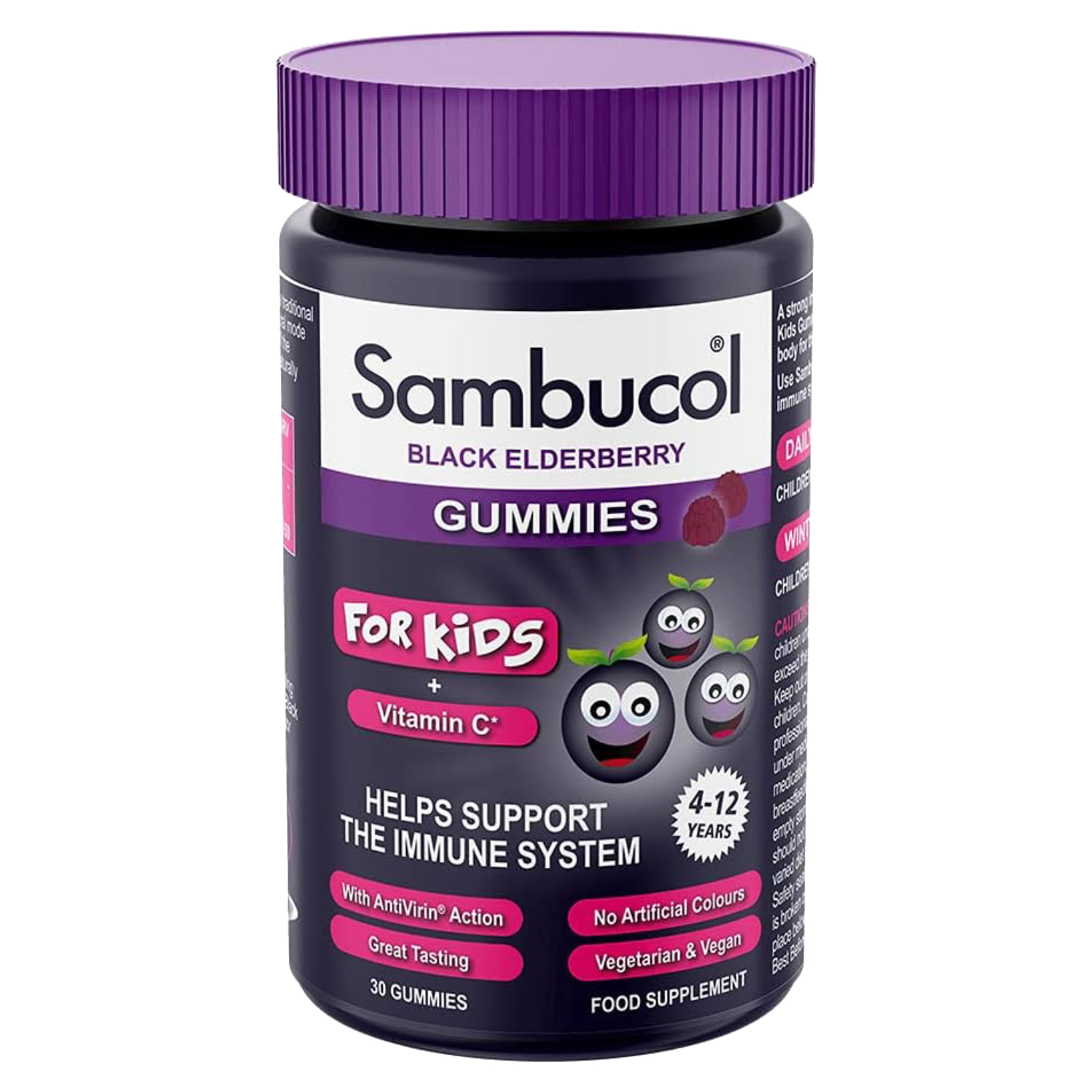 سامبوكول فيتامينات للأطفال على شكل حلوى, 30 قطعة