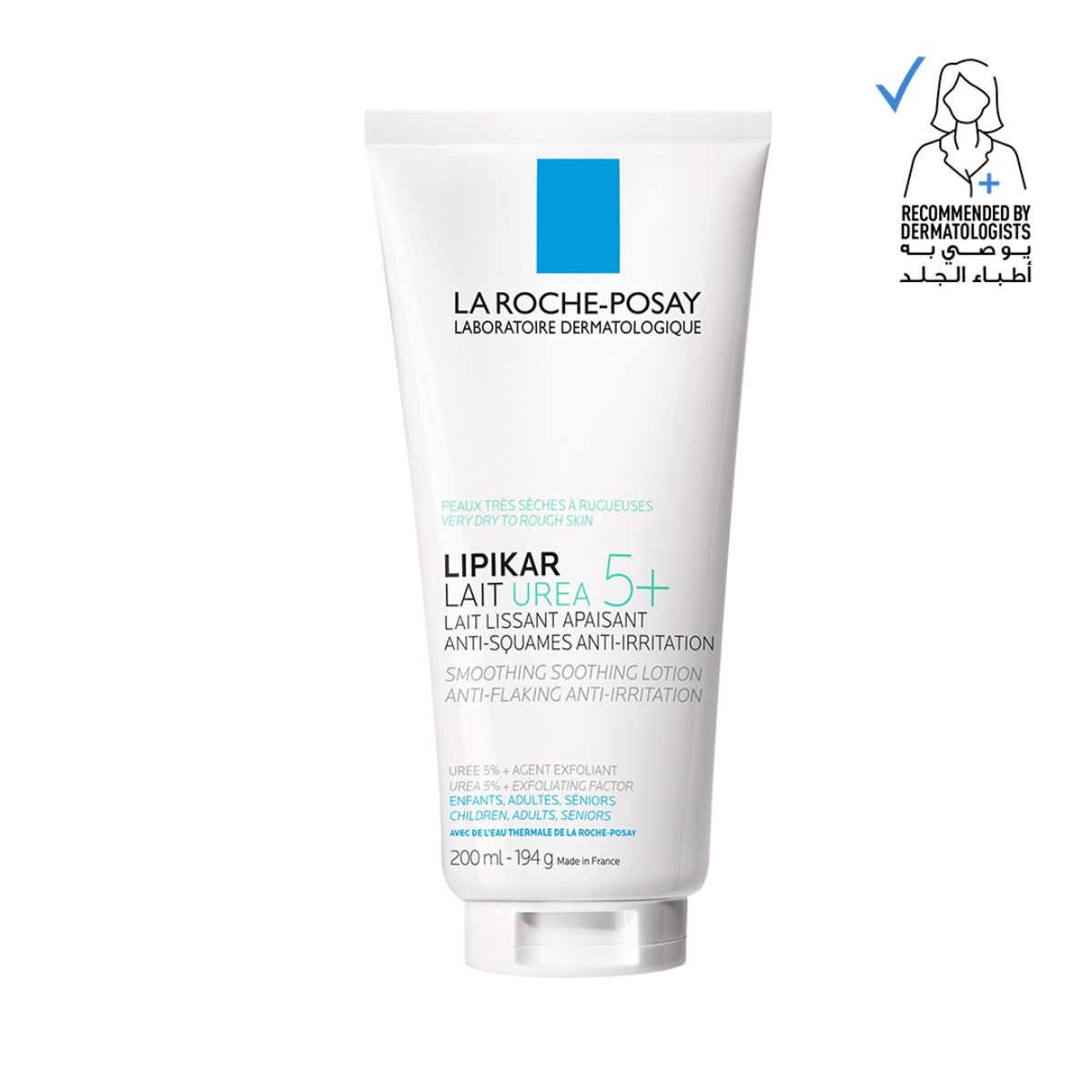 2nd Product Image for La Roche-Posay Lipikar Lait Urea 5% Soothing Body Lotion For Rough Skin 200ml