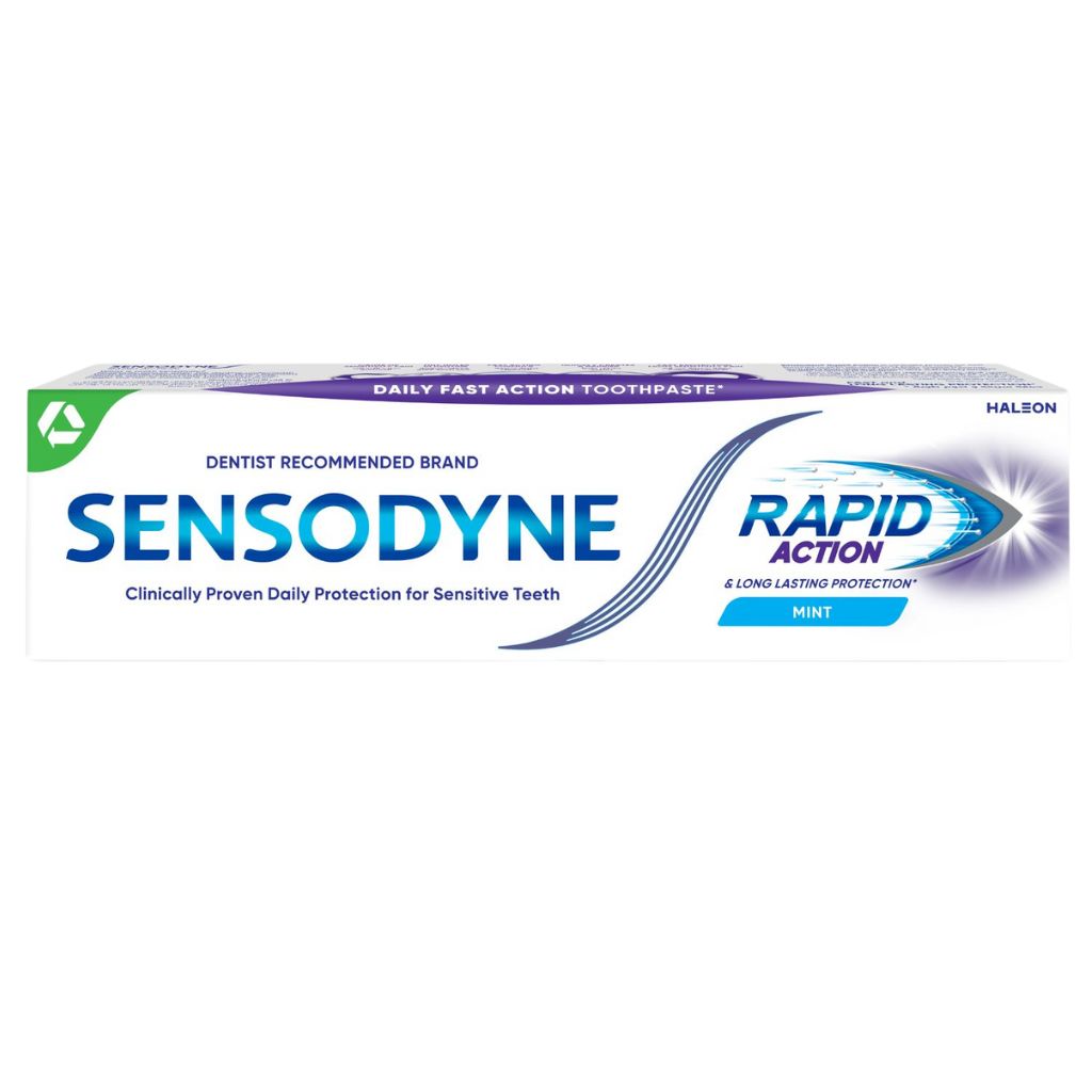 Back Image for Sensodyne Rapid Action Toothpaste 75ml