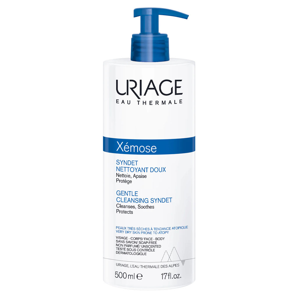 Uriage Xemose Gentle Cleansing Syndet, Face And Body Wash 500ml