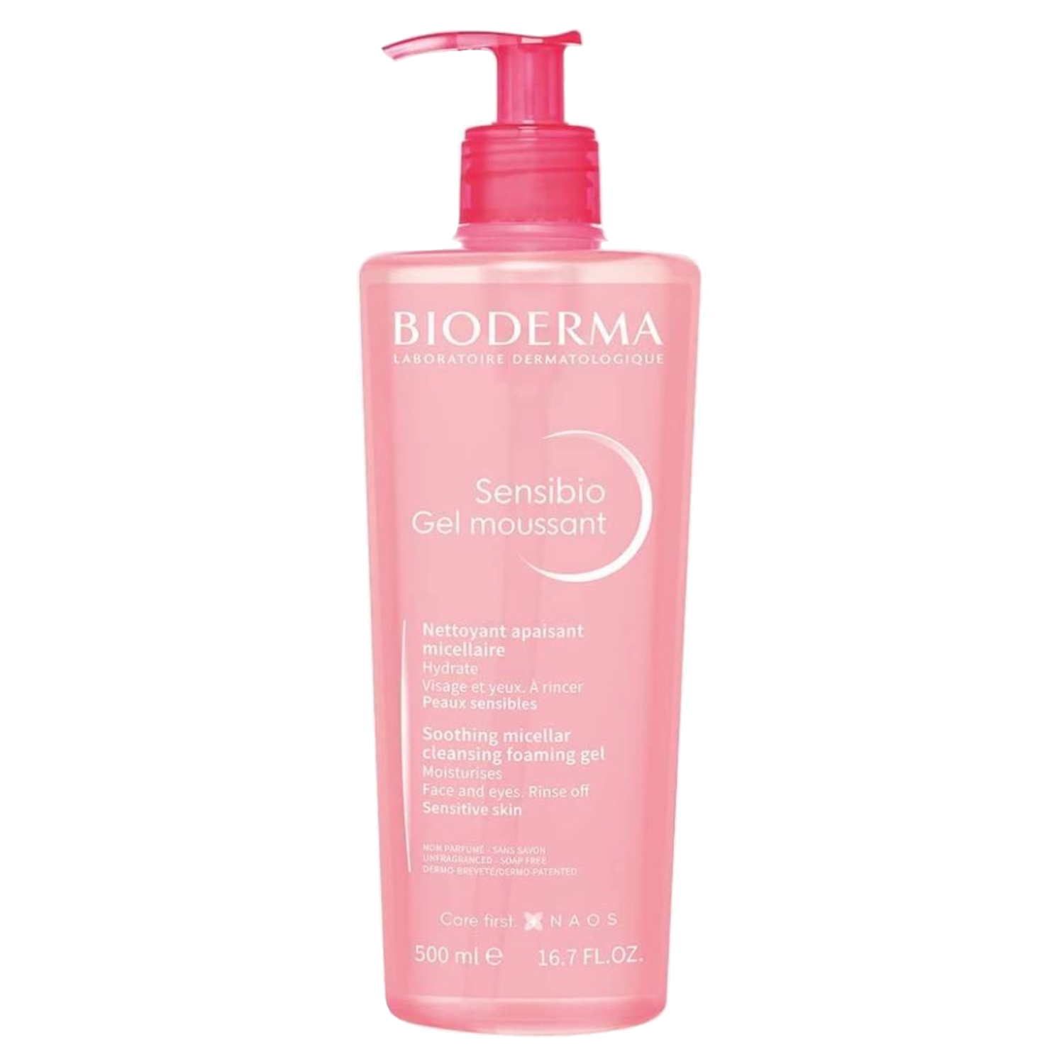 Bioderma Sensibio Soothing Micellar Cleansing Foaming Gel For Sensitive Skin 500ml