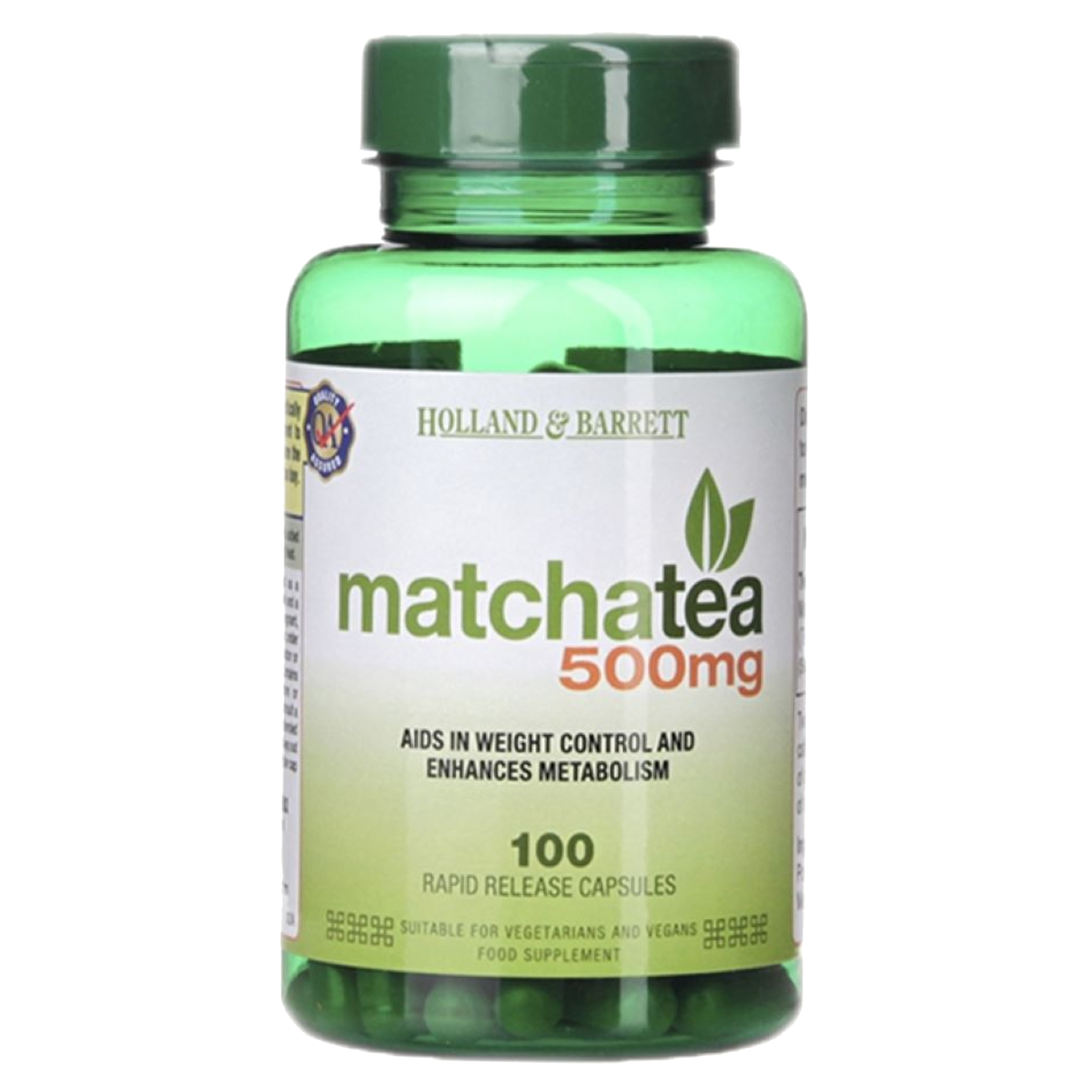 Buy Holland & Barrett Matcha Tea 500mg Capsules 100's Online in the UAE