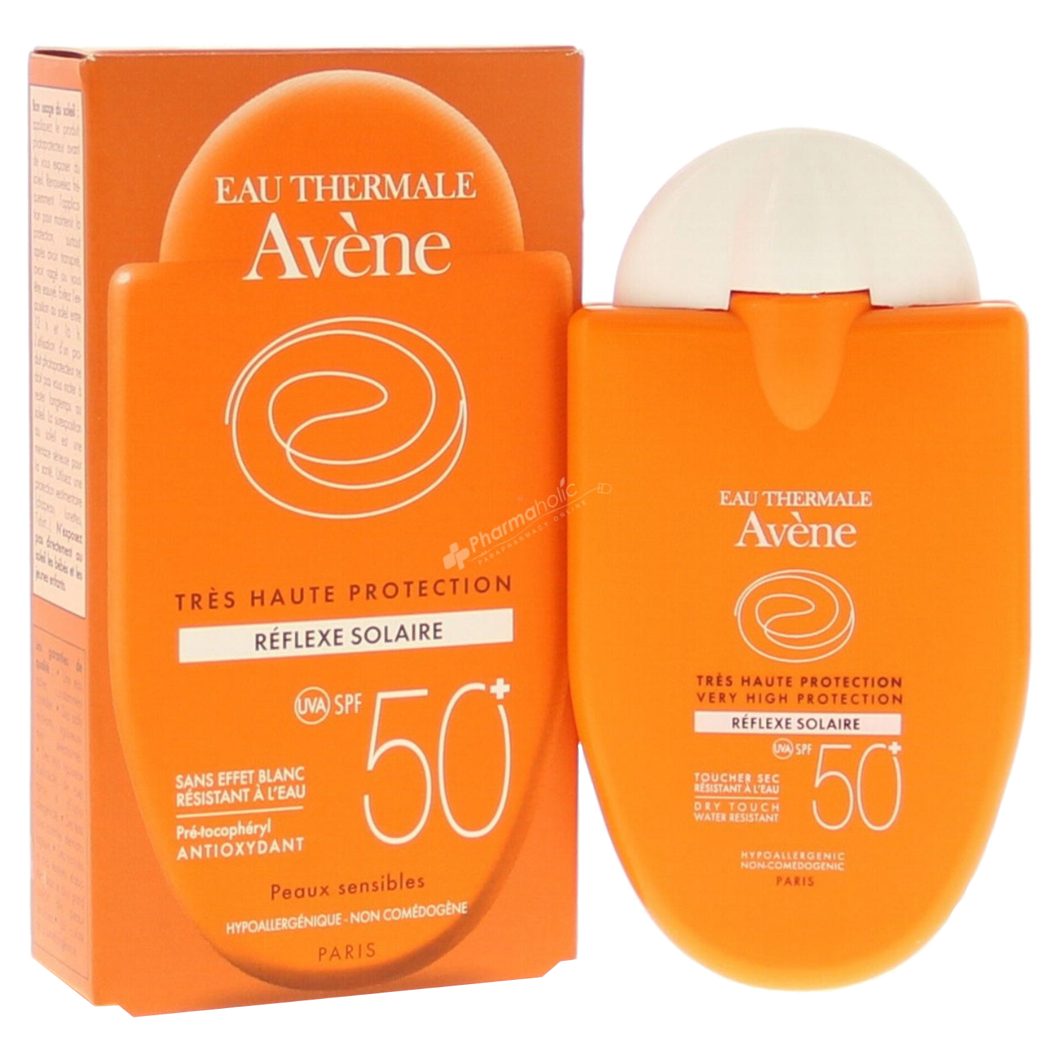 أفين ريفليكسAvene Reflex بلمسة جافة واقي من الشمس SPF50 + 30 مل