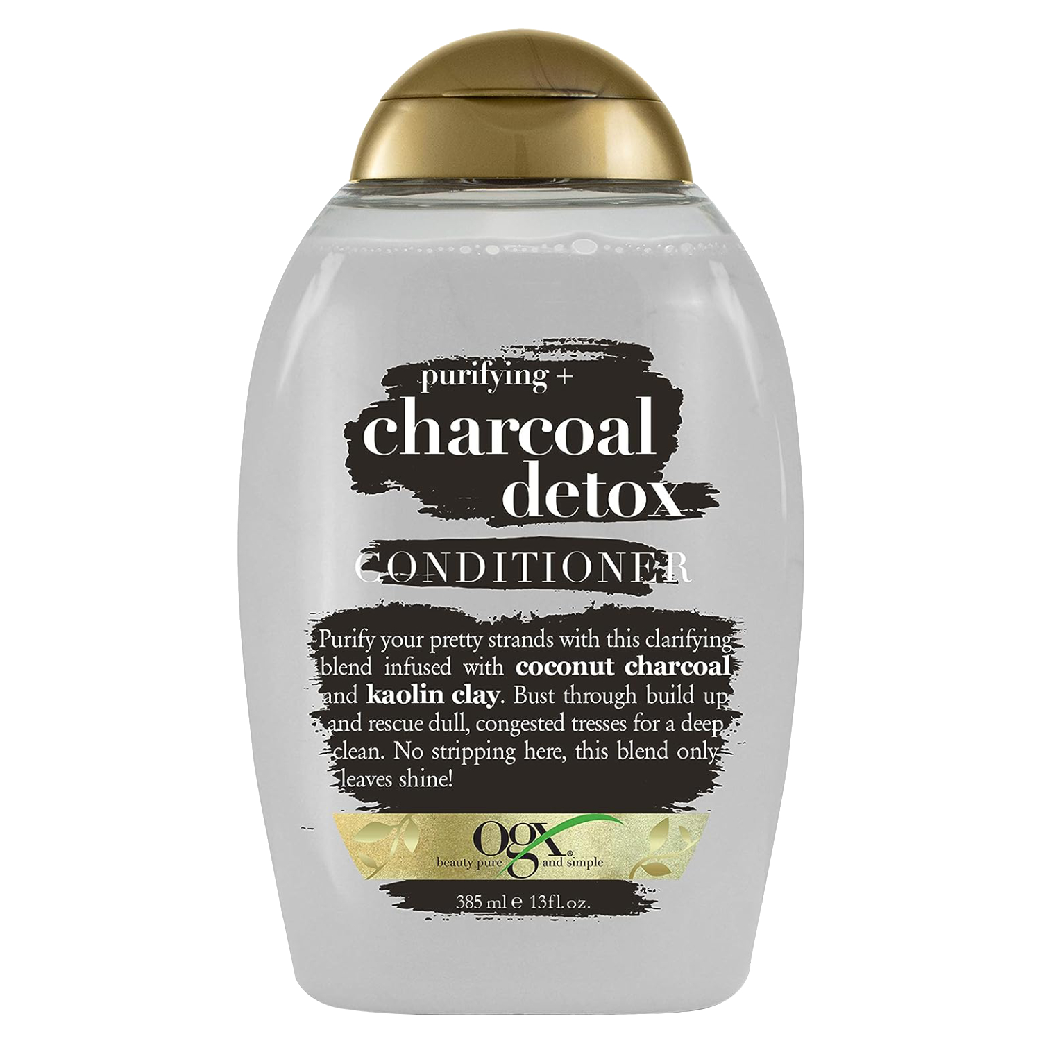 Back Image for OGX Purifying + Charcoal Detox Conditioner 385ml