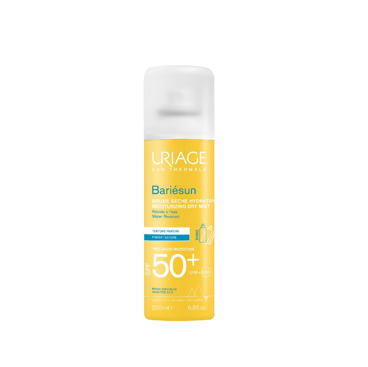 Uriage Bariesun SPF50+ Dry Mist, Sunscreen Spray 200ml