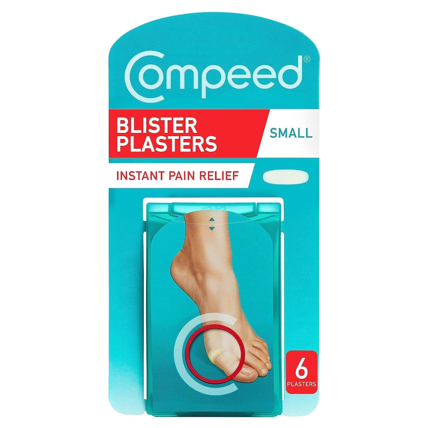 لاصقات لبثور القدم من كومبيد Compeed حجم صغير - 6 قطع