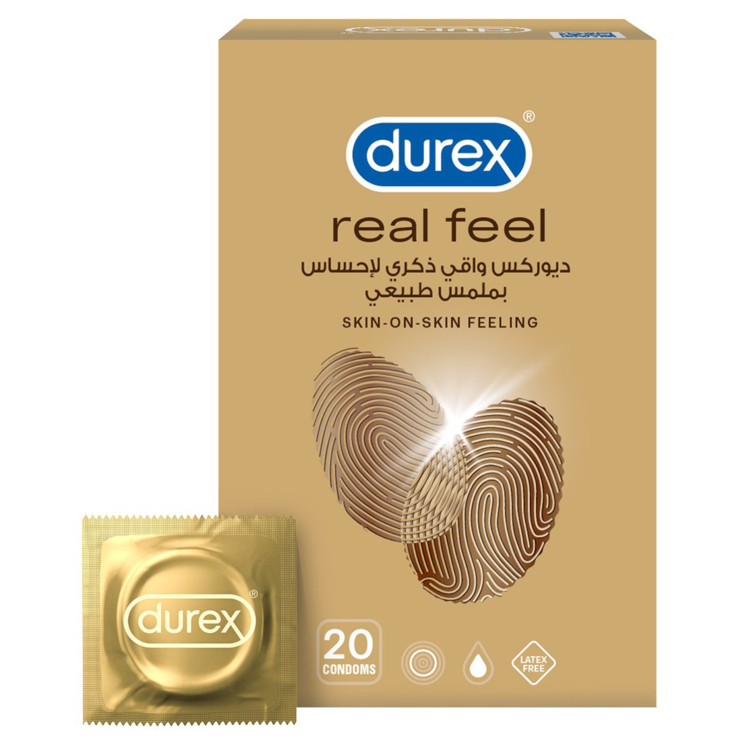 واقيات ذكرية من ديوركس `Durex ريل فيل 20