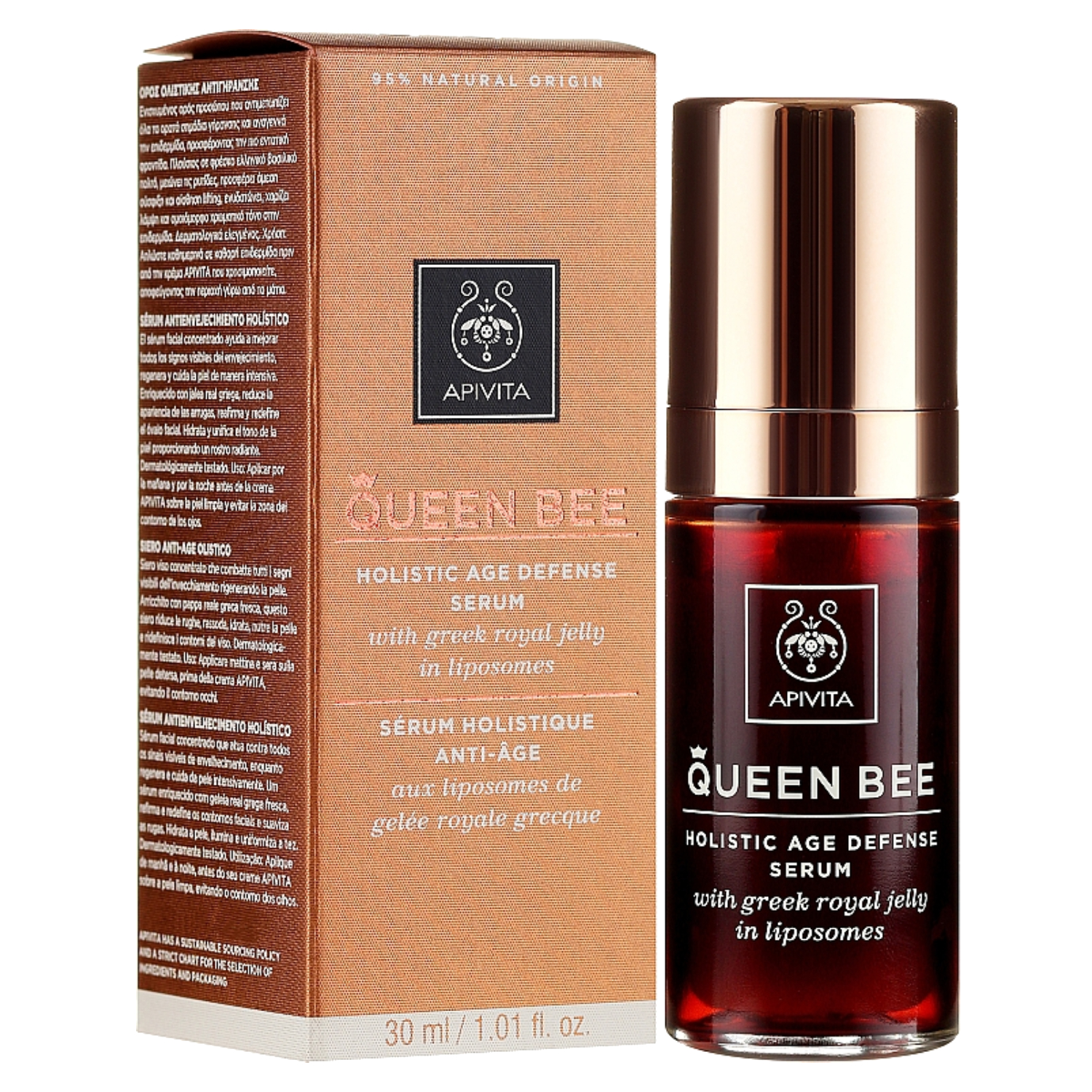 Apivita Queen Bee Holistic Age Defense Antiaging Serum 30ml