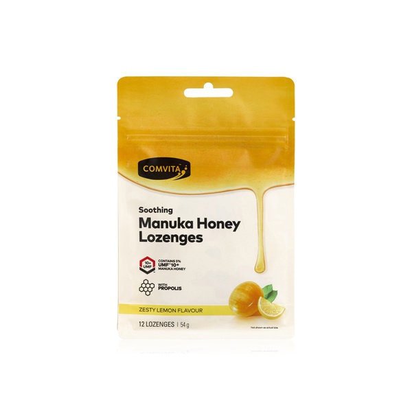 Comvita Manuka Honey Lozenges Lemon 12s