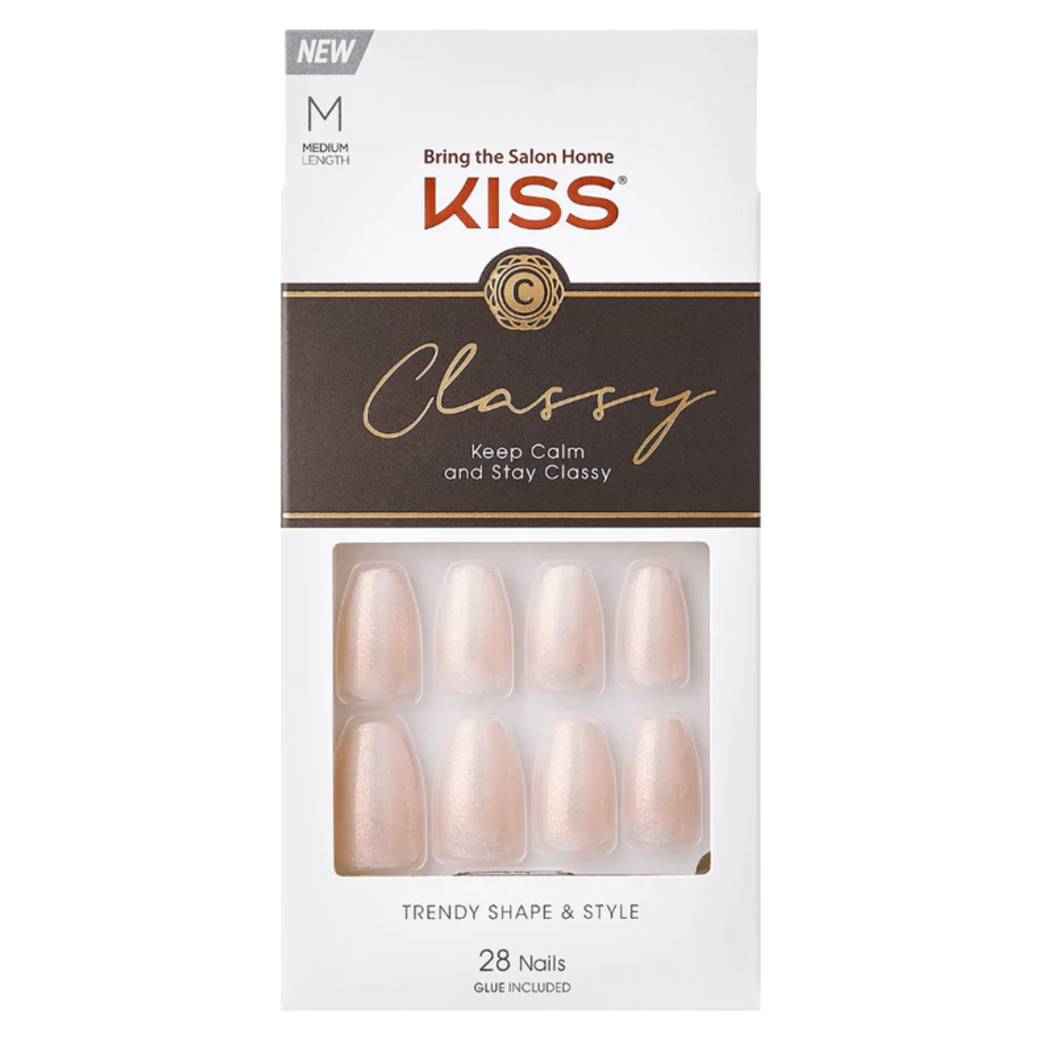 Back Image for Kiss Classy Nails KCS02C 28g