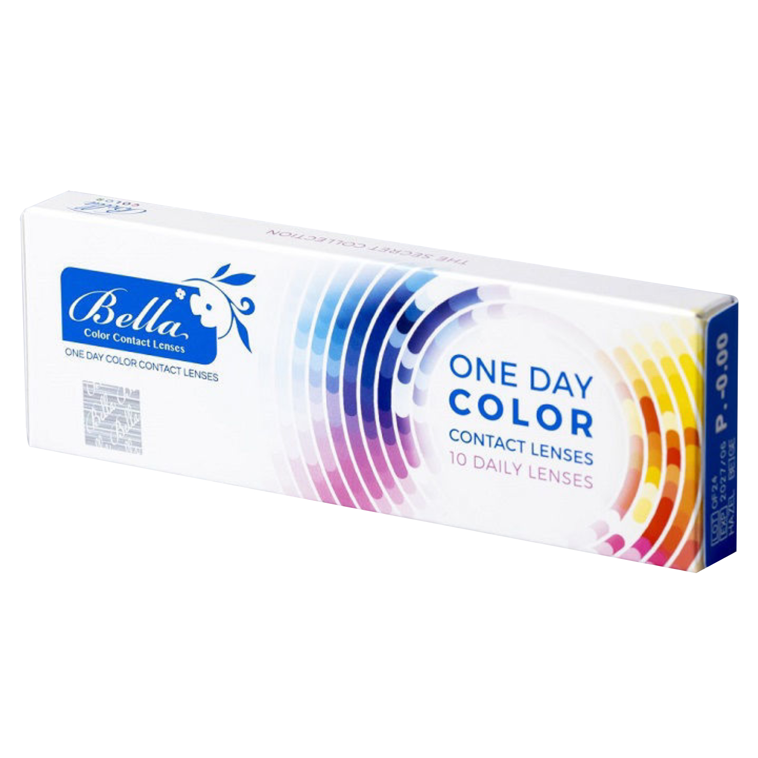 Bella العدسات اللاصقة يوم واحد  عسلي بيج  10's