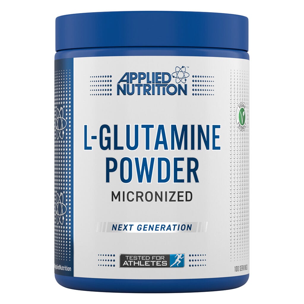 Applied Nutrition Micronized L-Glutamine Powder 100 Servings, 500g