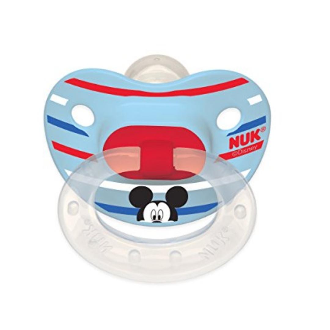 Buy NUK Disney Mickey Silicon Soother For 6-18M Baby, Pack of 1's