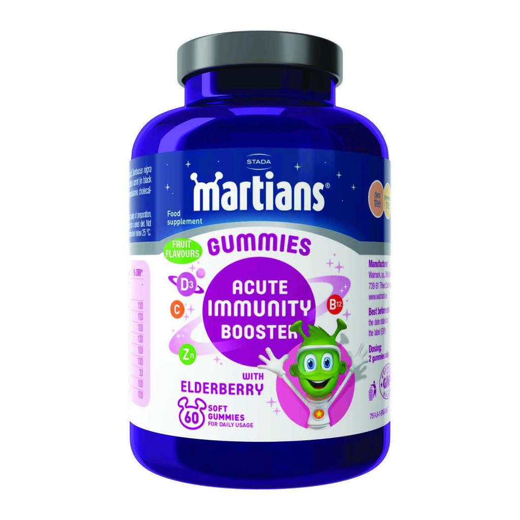 Back Image for Martians Elderberry Gummies 60's