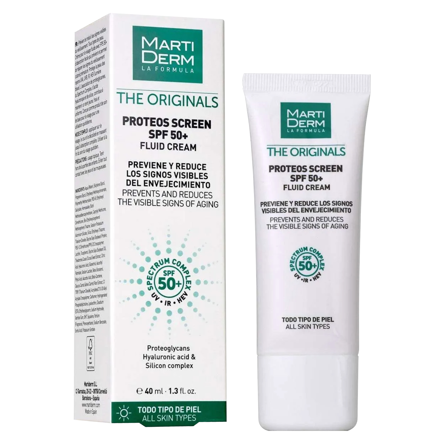 Product Image for MARTIDERM SPF50+ Sunscreen Protective 40ml