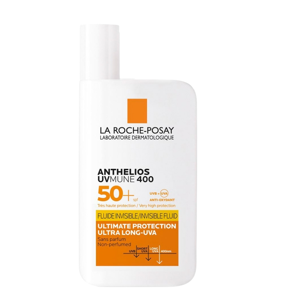 لاروش بوزيه كريم أنثيليوس الحماية من اشعة الشمس سائل غير مرئي بدون رائحة SPF50+ سعة 50 ملLa Roche-Posay