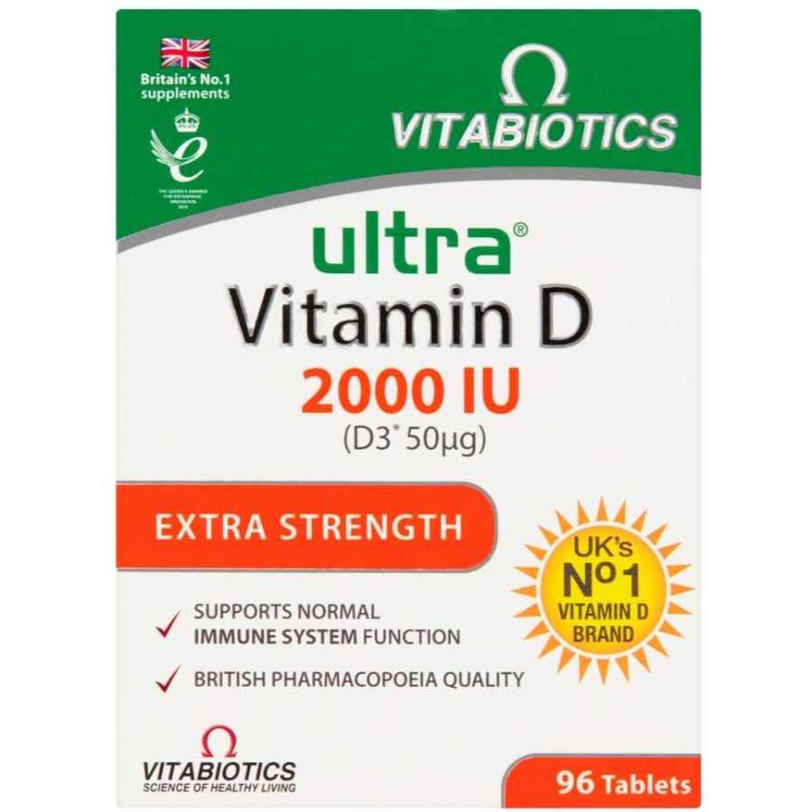 Product Image for Vitabiotics Ultra Vitamin D3 2000 IU Tablets 96's