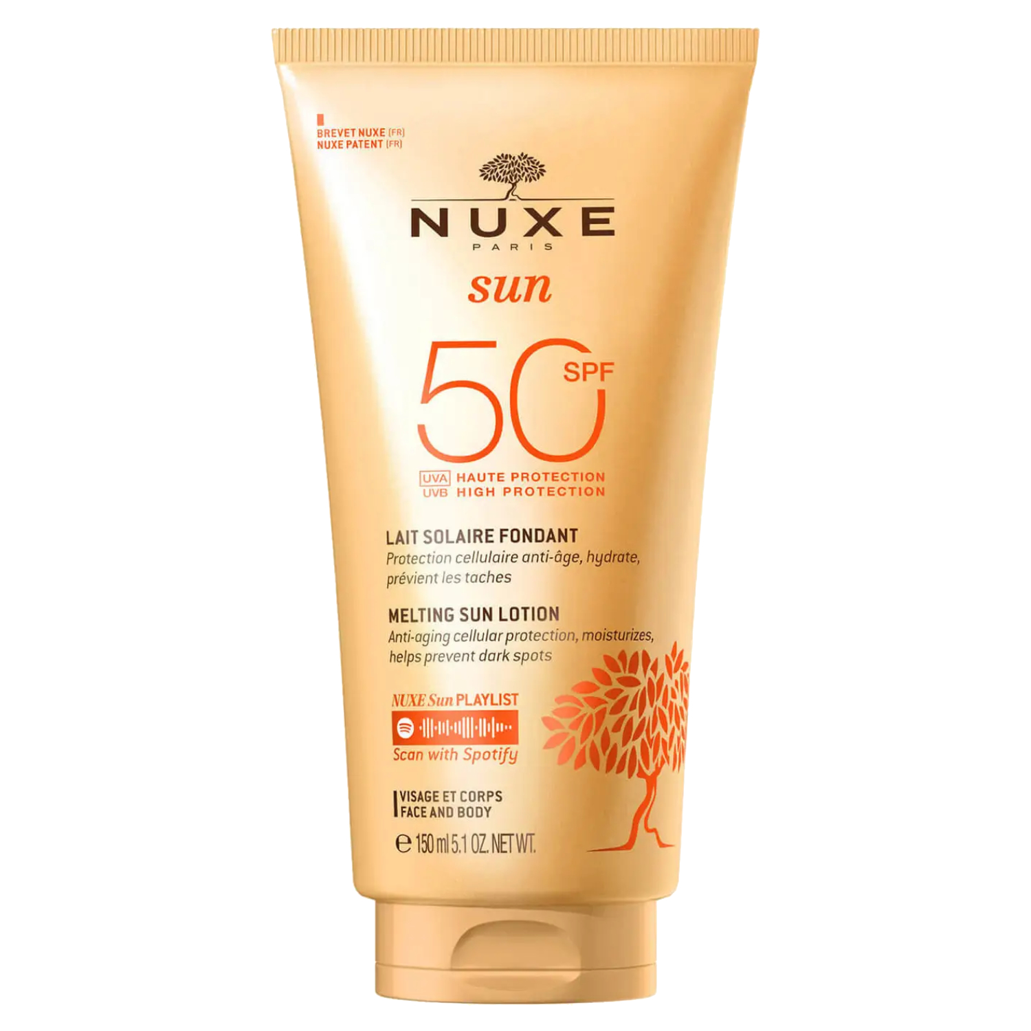 Product Image for NUXE Sun Melting Lotion High Protection for الوجه & Body SPF50 150ml