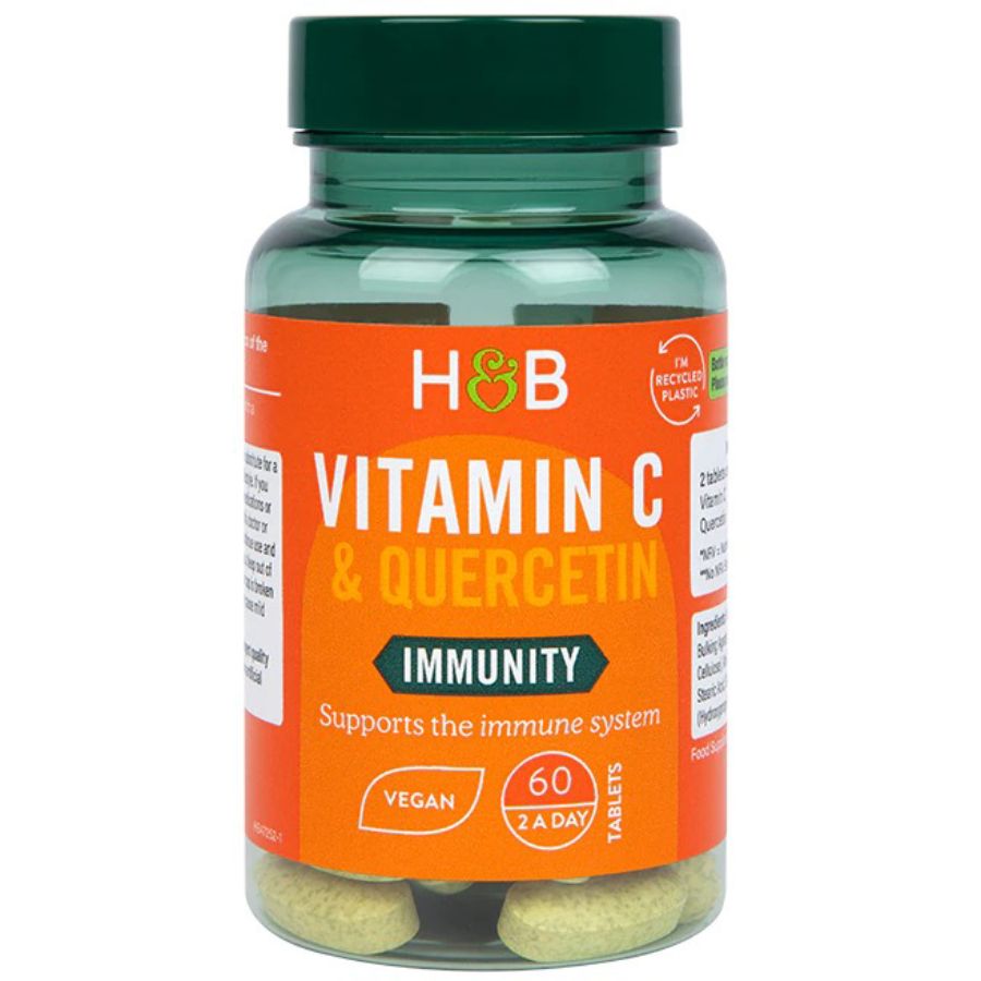 Product Image for Holland & Barrett QUERCETIN PLUS VITAMIN C CAPSULES 60's