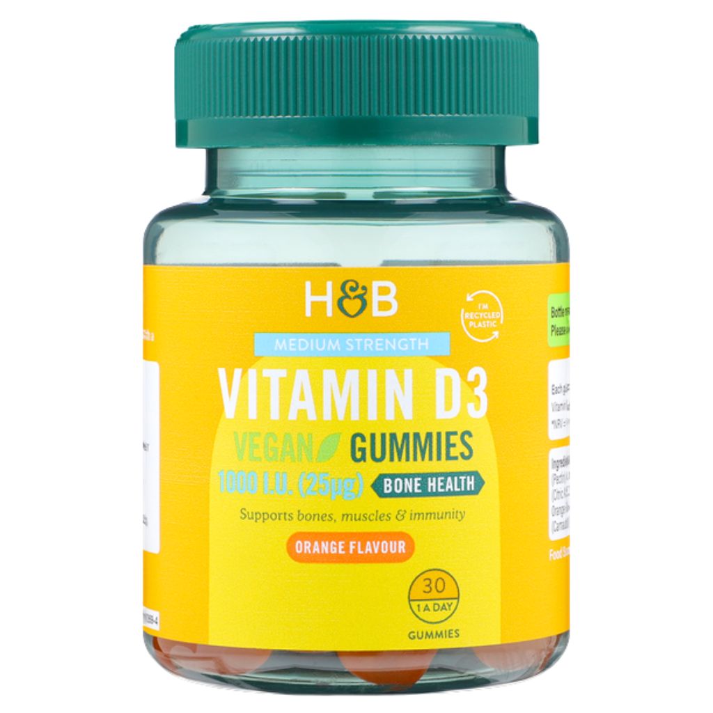 Product Image for Holland & Barrett Vegan Vitamin D 1000 I.U 25ug 30 Gummies