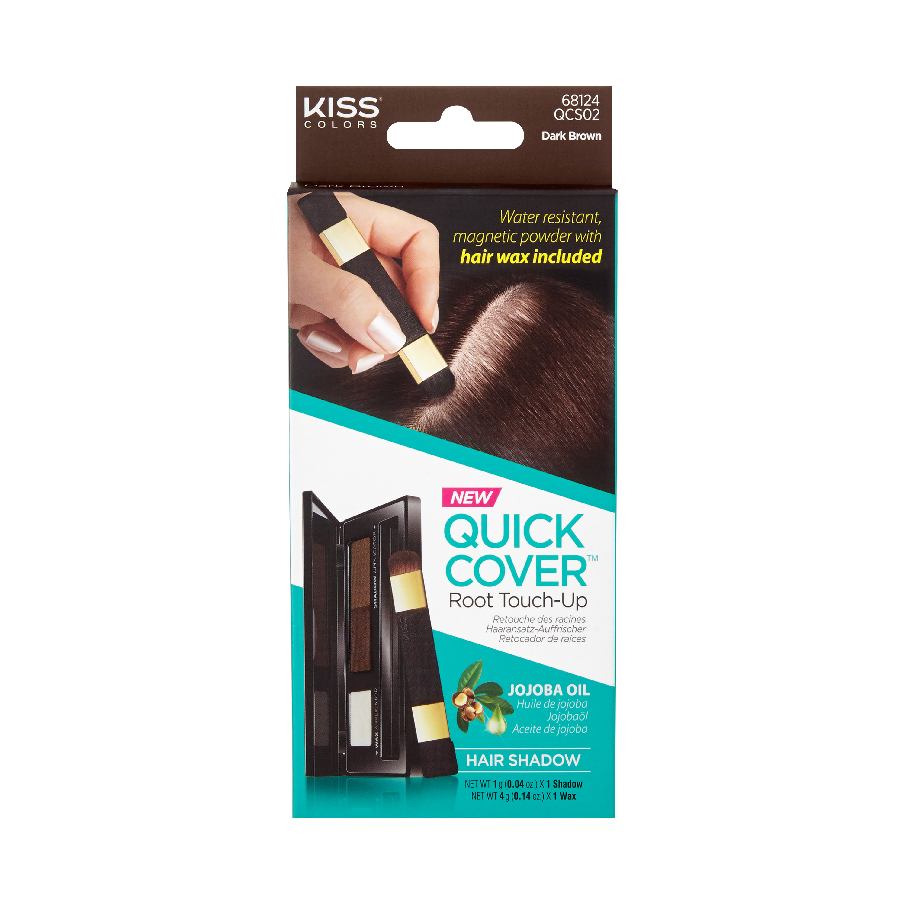 Product Image for Kiss Quick Cover Hair Root Touch-Up Dark Brown QCS02