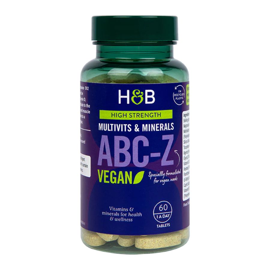 Product Image for Holland & Barrett High Strength ABC to Z Vegan Multivitamins Tablets 60's